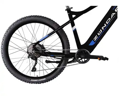 Zündapp E-Bike MTB Z898 27,5 Zoll 24-Gang, 504 Wh schwarz blau