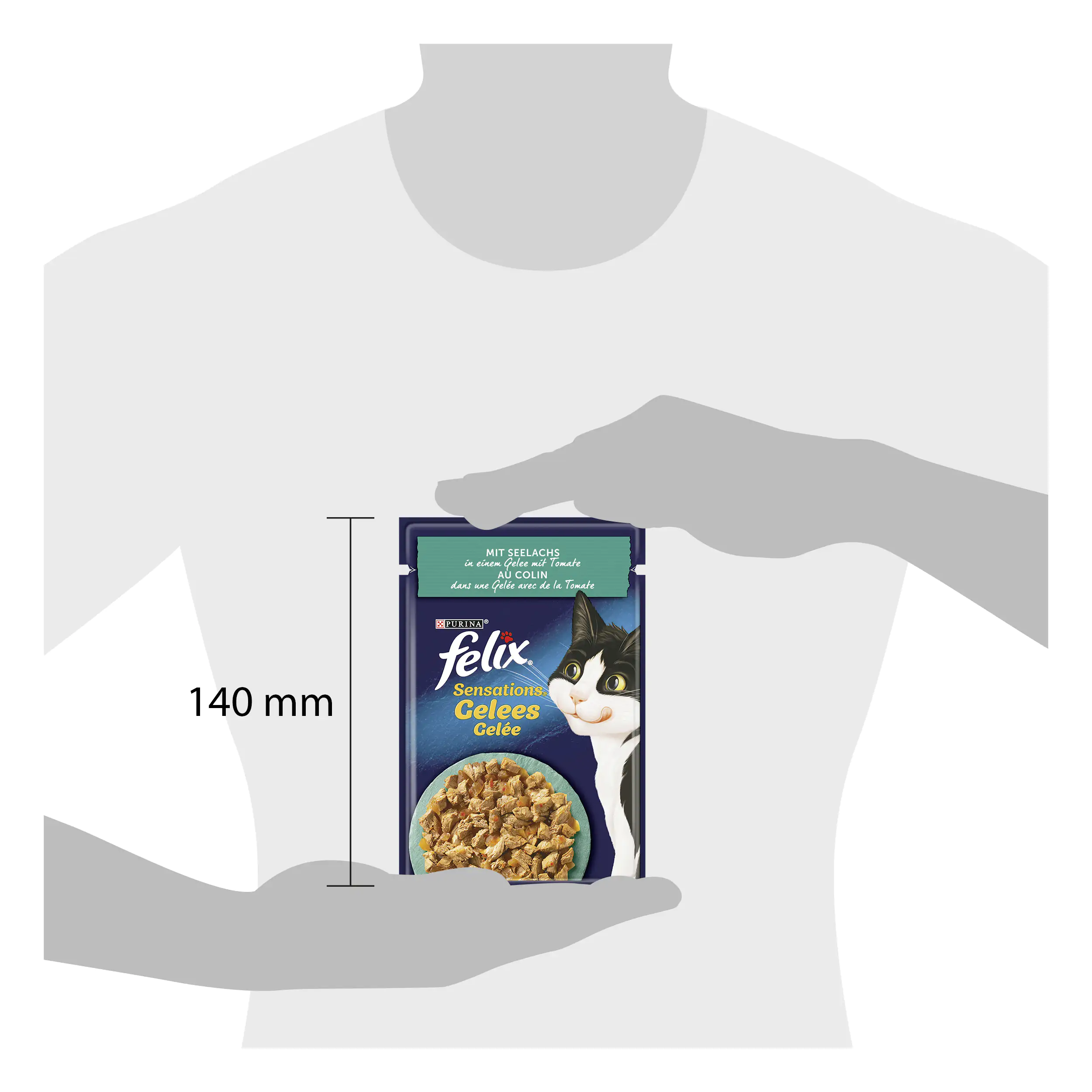 Felix Sensations Gelees Seelachs & Tomate 85 g