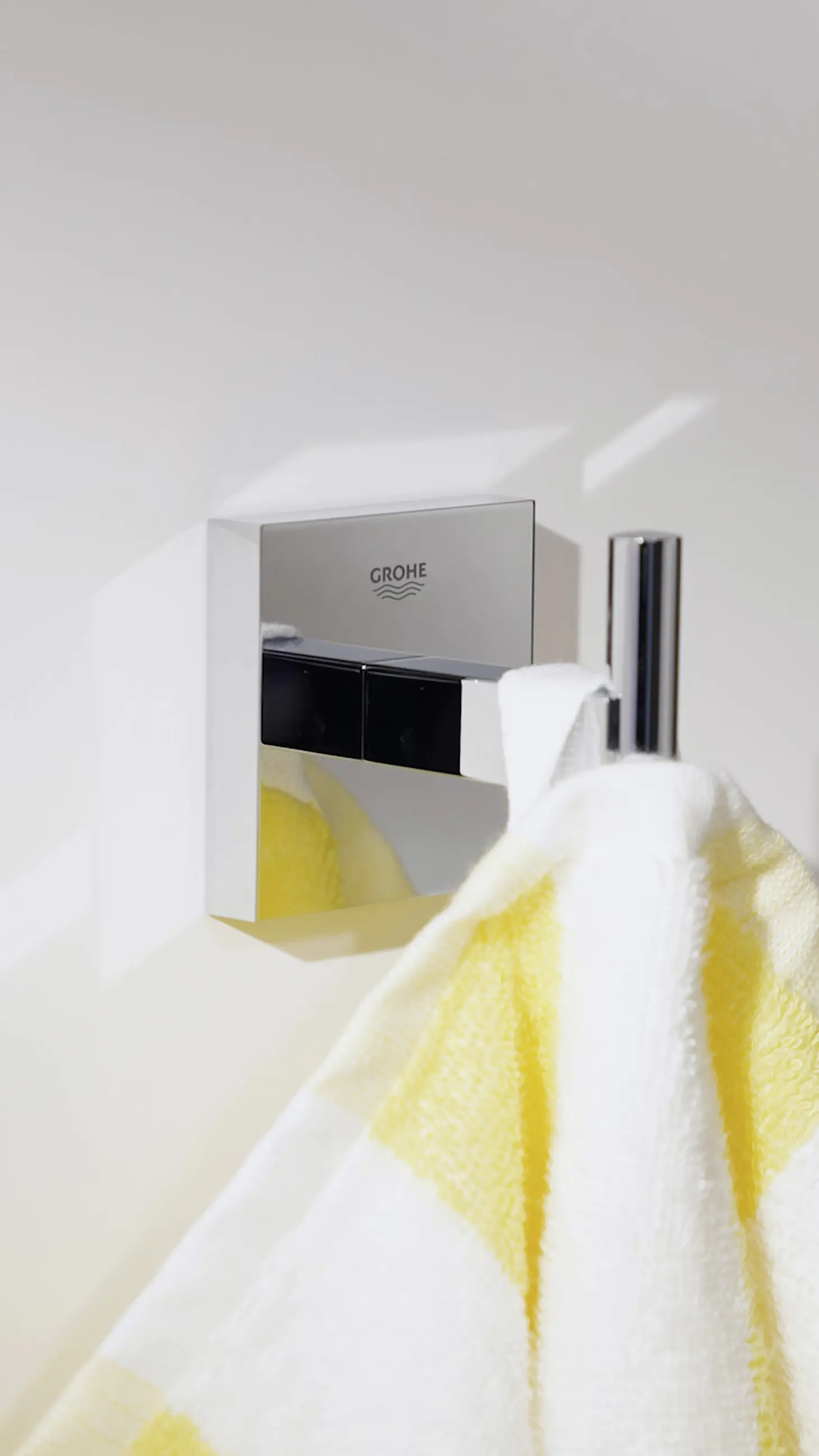Grohe Start Cube Bademantelhaken chrom klebbar Grohe Start Cube Bademantelhaken chrom klebbar