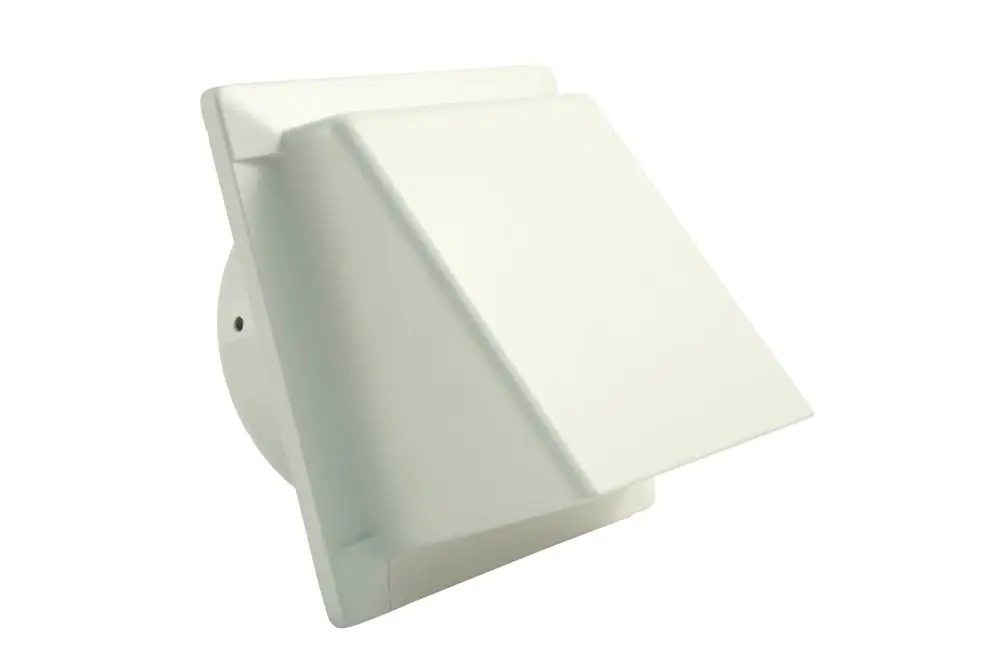 Marley Ablufthaube für außen Ø 100 mm, mit Rückstauklappe, weiß