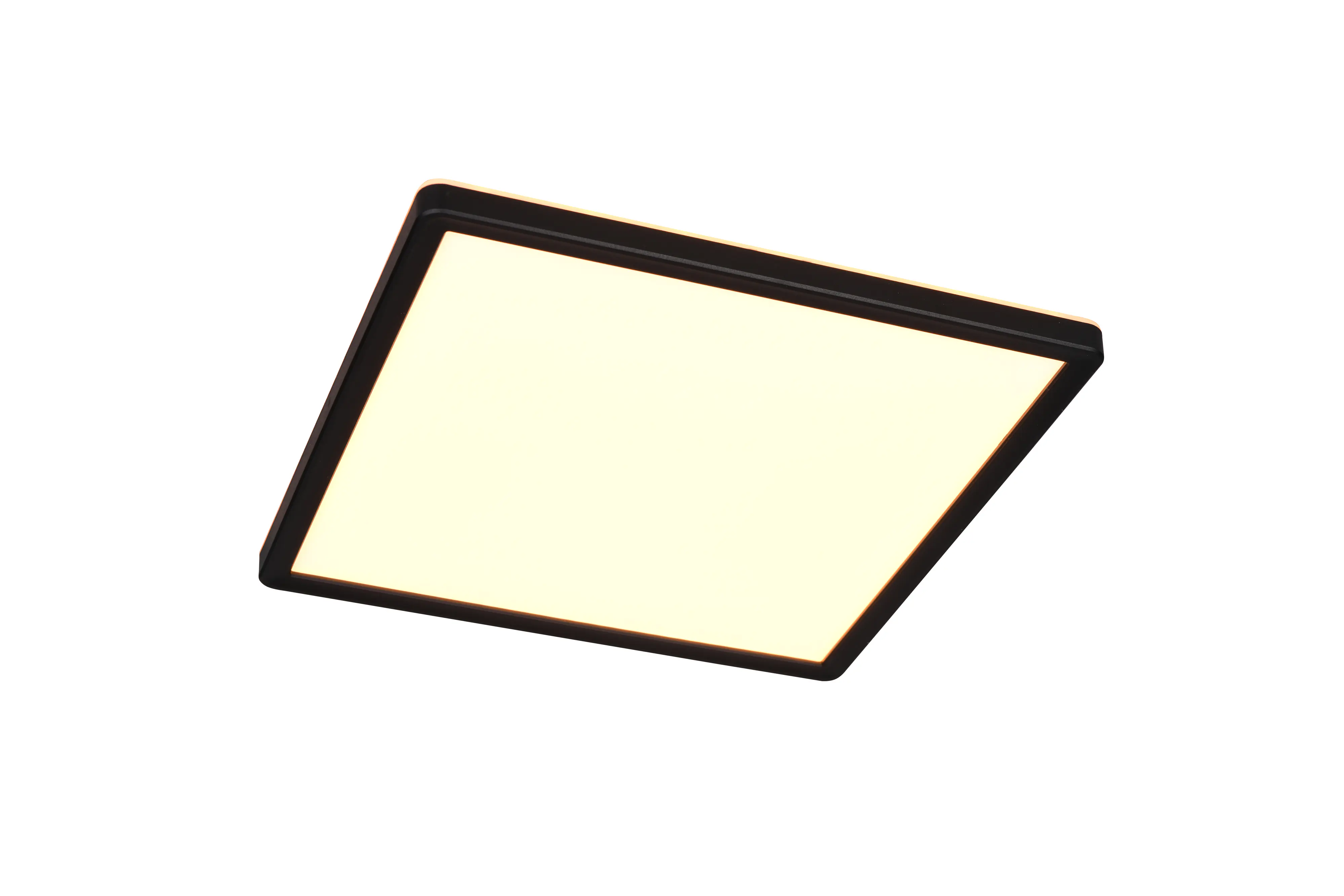Reality LED-Deckenleuchte Emra schwarz matt Memory Funktion warmweiß-neutralweiß