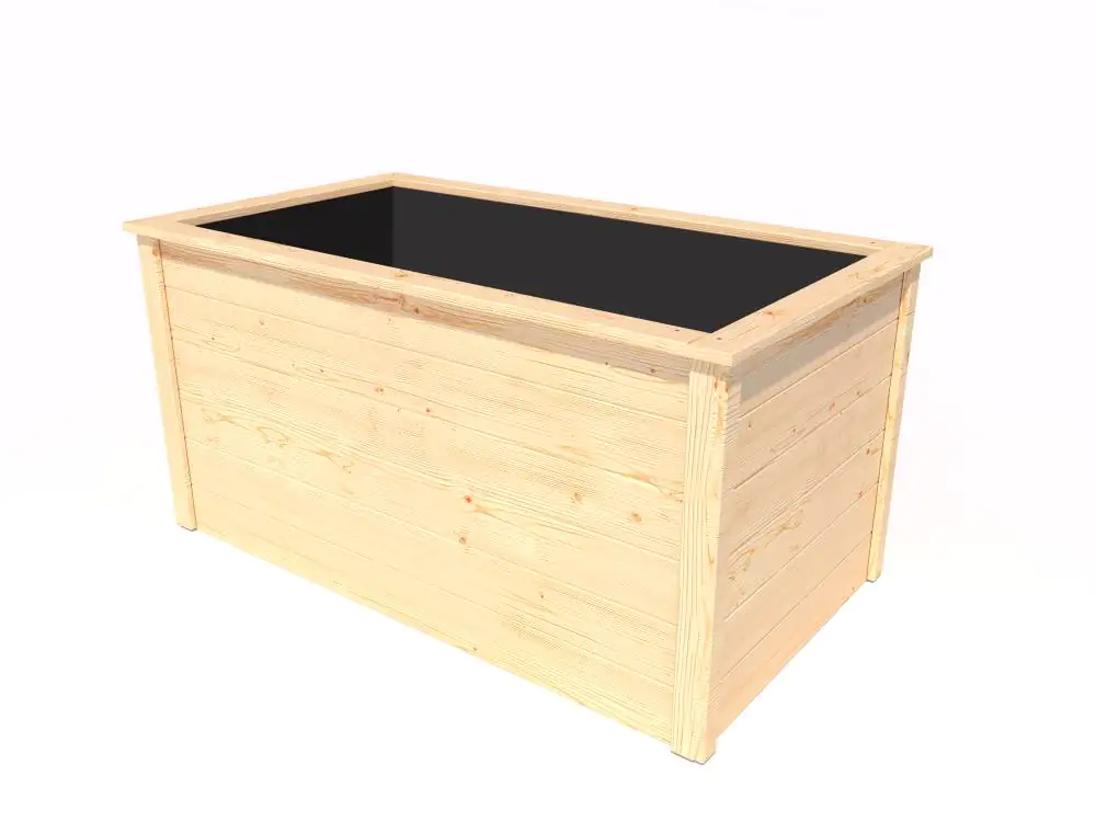 Weka Hochbeet 133 x 72 x 70 cm natur mit Schutzfolie Weka Hochbeet 133 x 72 x 70 cm natur mit Schutzfolie