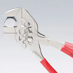 Knipex Zangenschlüssel vernickelt Mehrkomponenten-Hülle Knipex Zangenschlüssel vernickelt Mehrkomponenten-Hülle
