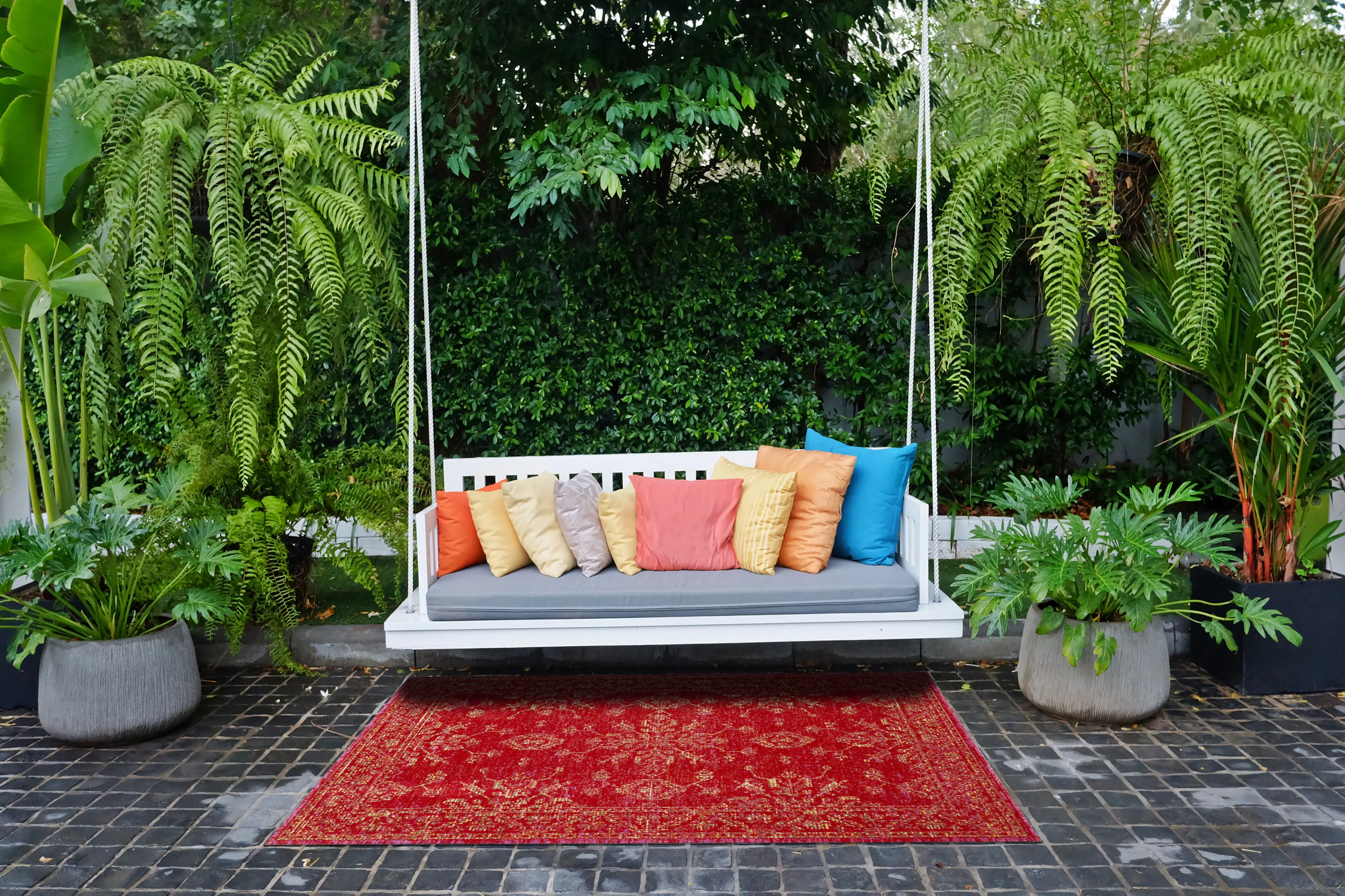 Andiamo In- und Outdoorteppich Bonnie, rot 120 x 170 cm