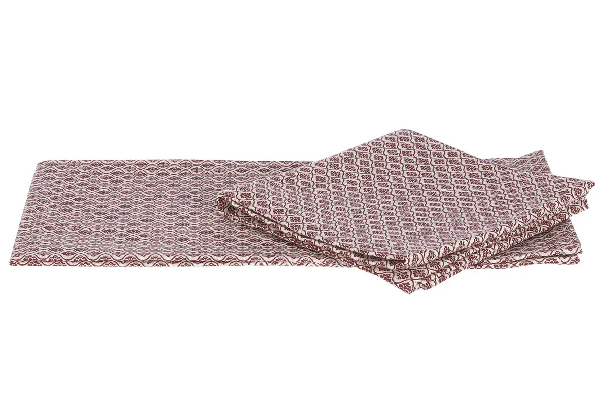 Mica Geschirrtuch Badhi braun 70 X 50 cm