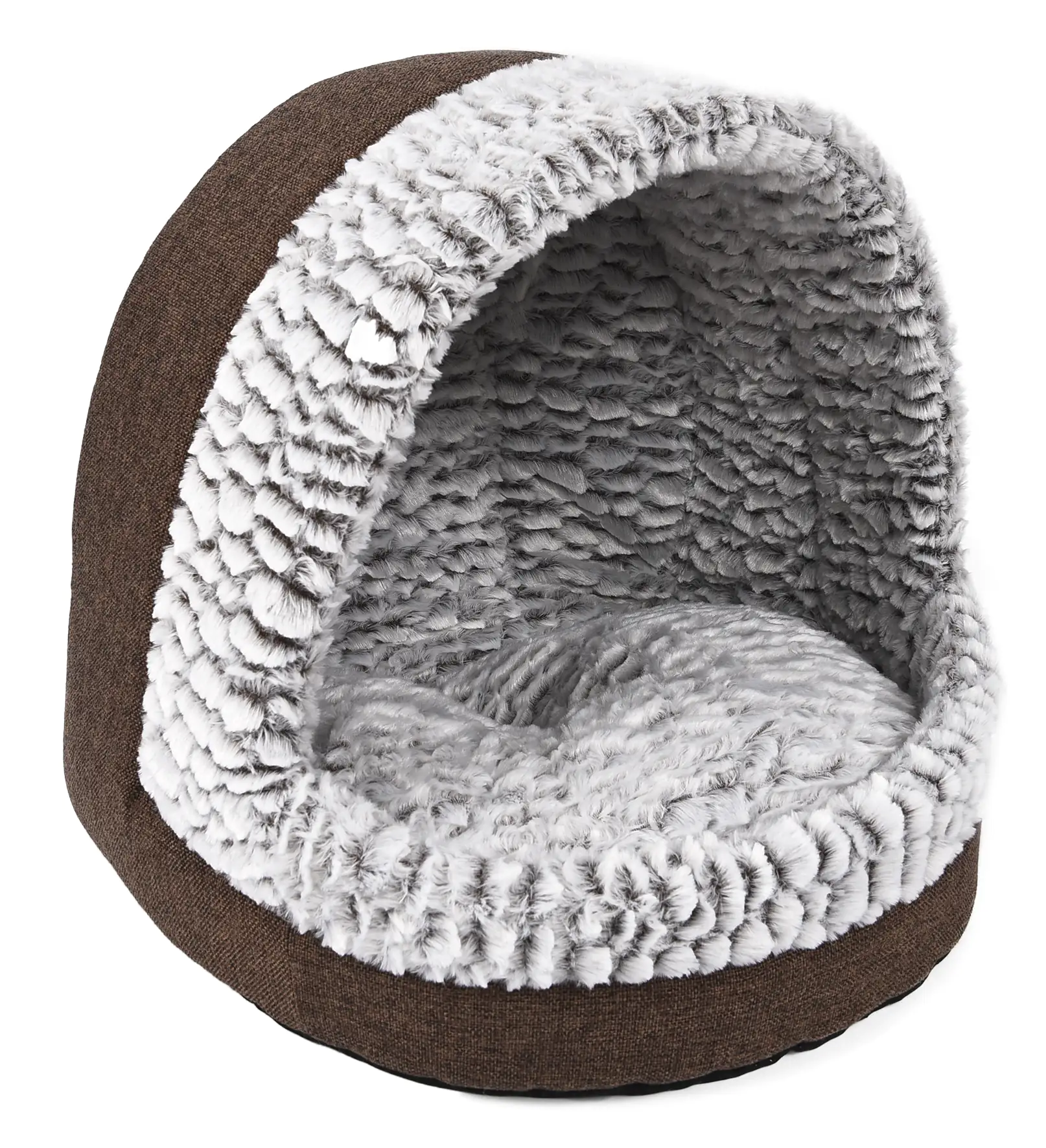 4333692026468 TrendLine Tierbett Jackie rund braun/grau