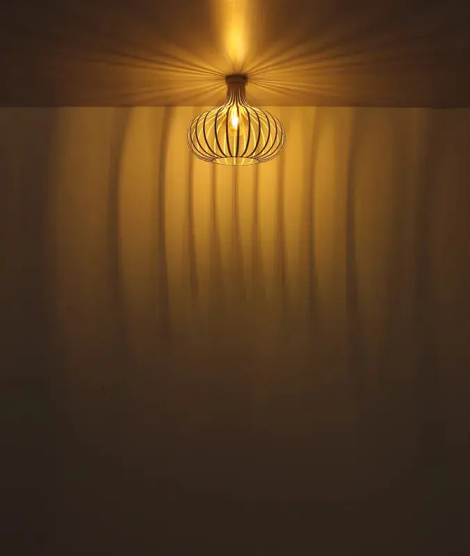 Globo Deckenleuchte Mateo 40 x 35 cm (Ø x H) cremefarben matt