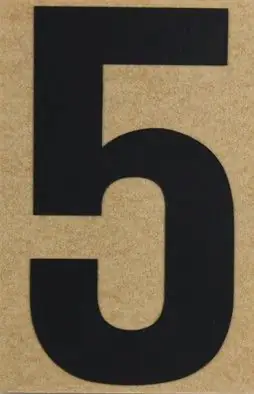 Conacord Klebezahl 55 x 50 mm