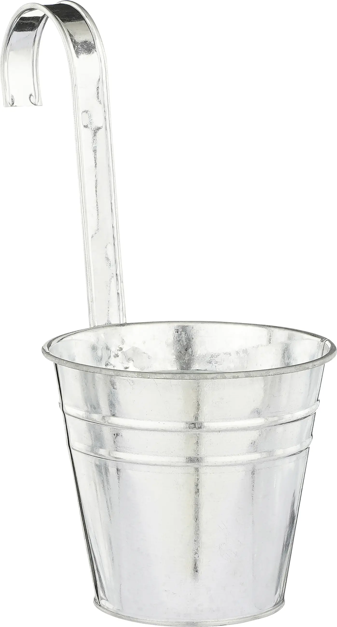 Mica Decorations Topf Joey Eisen Ø 13 x 12 cm hängend grau