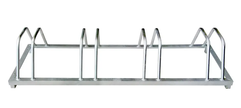 TrendLine Fahrradständer 4 Räder 125 x 40 cm feuerverzinkt