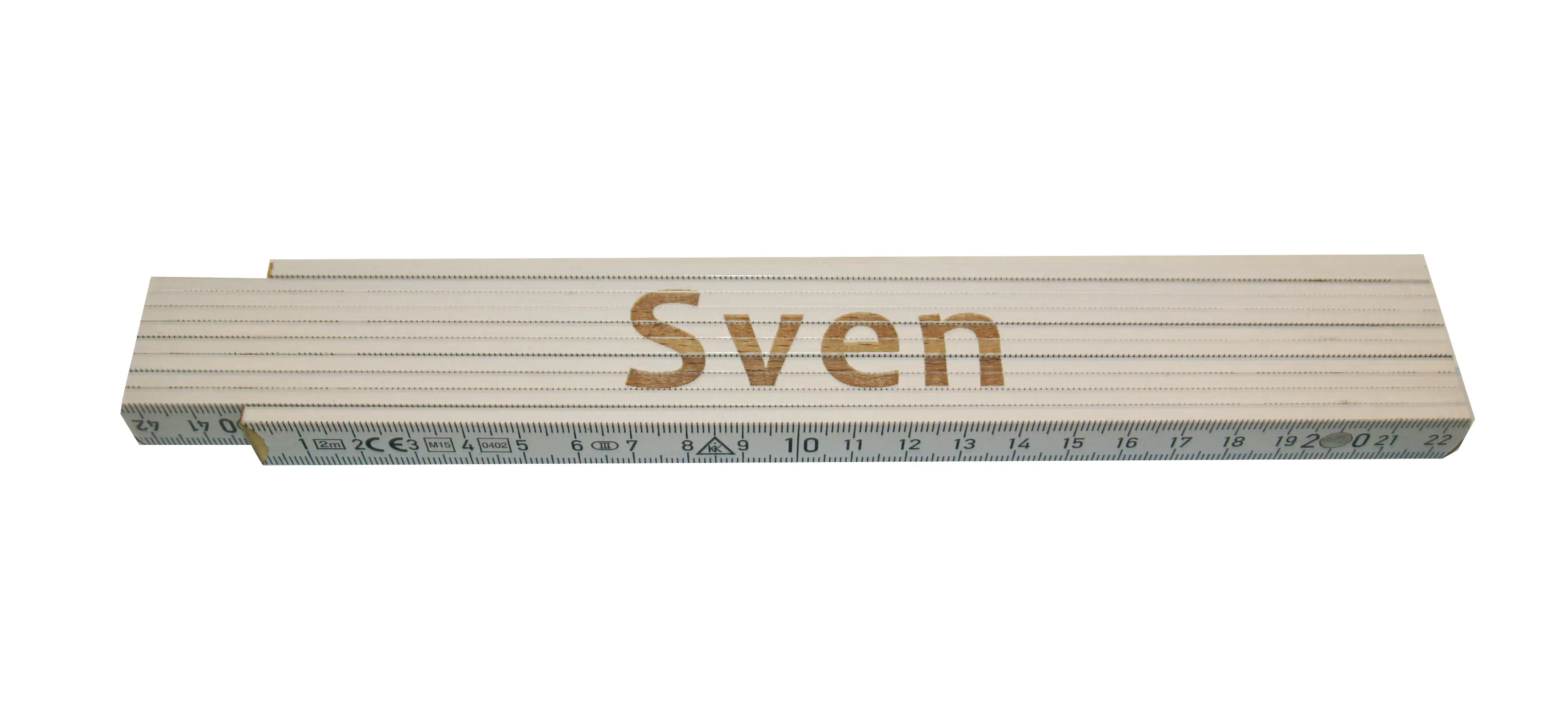 Zollstock Sven 2 m weiß