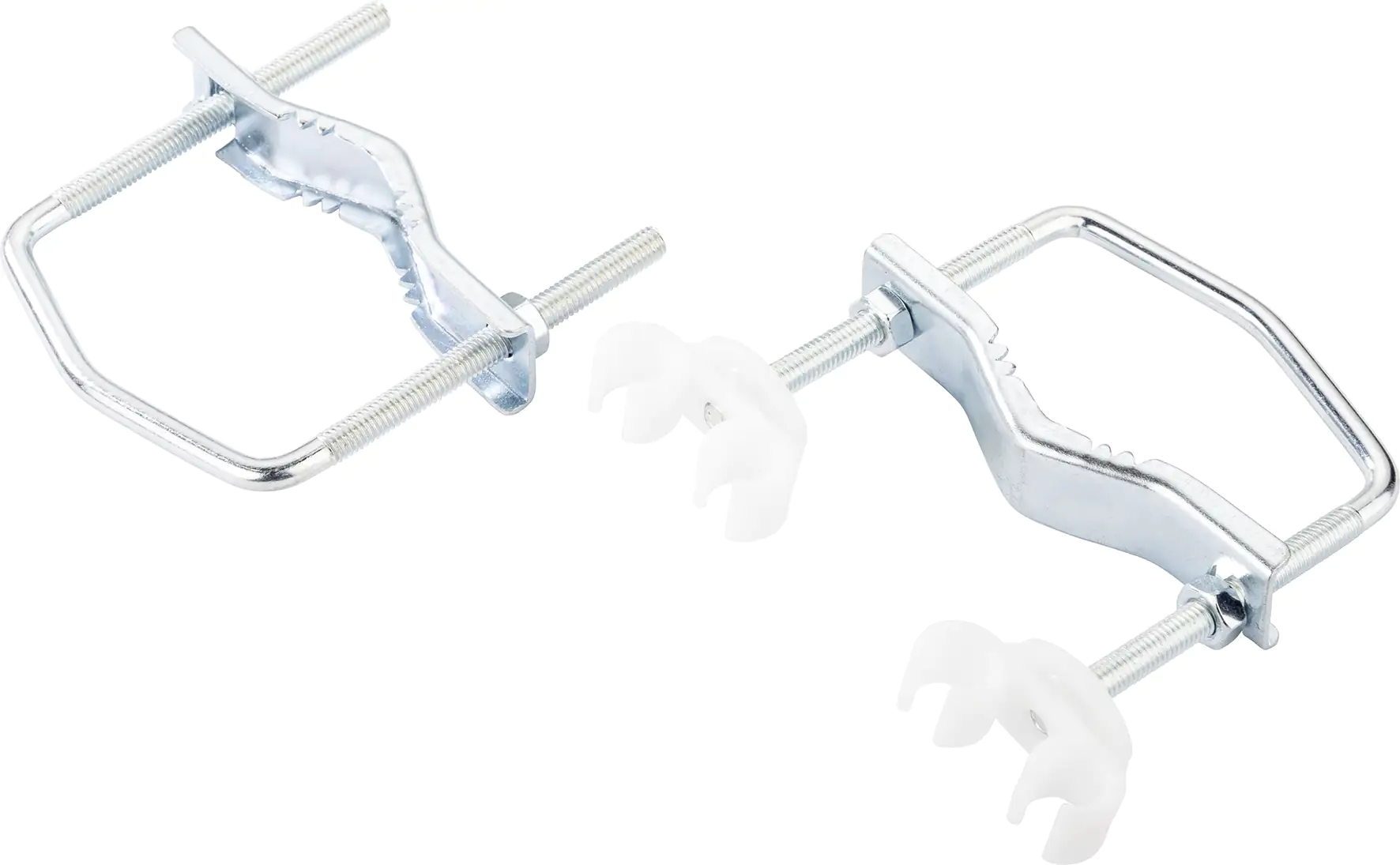 Schwaiger Mast-Kabelführung MIS60 541 , 2 Stk. silber, bis 60 mm Rohrdurchmesser