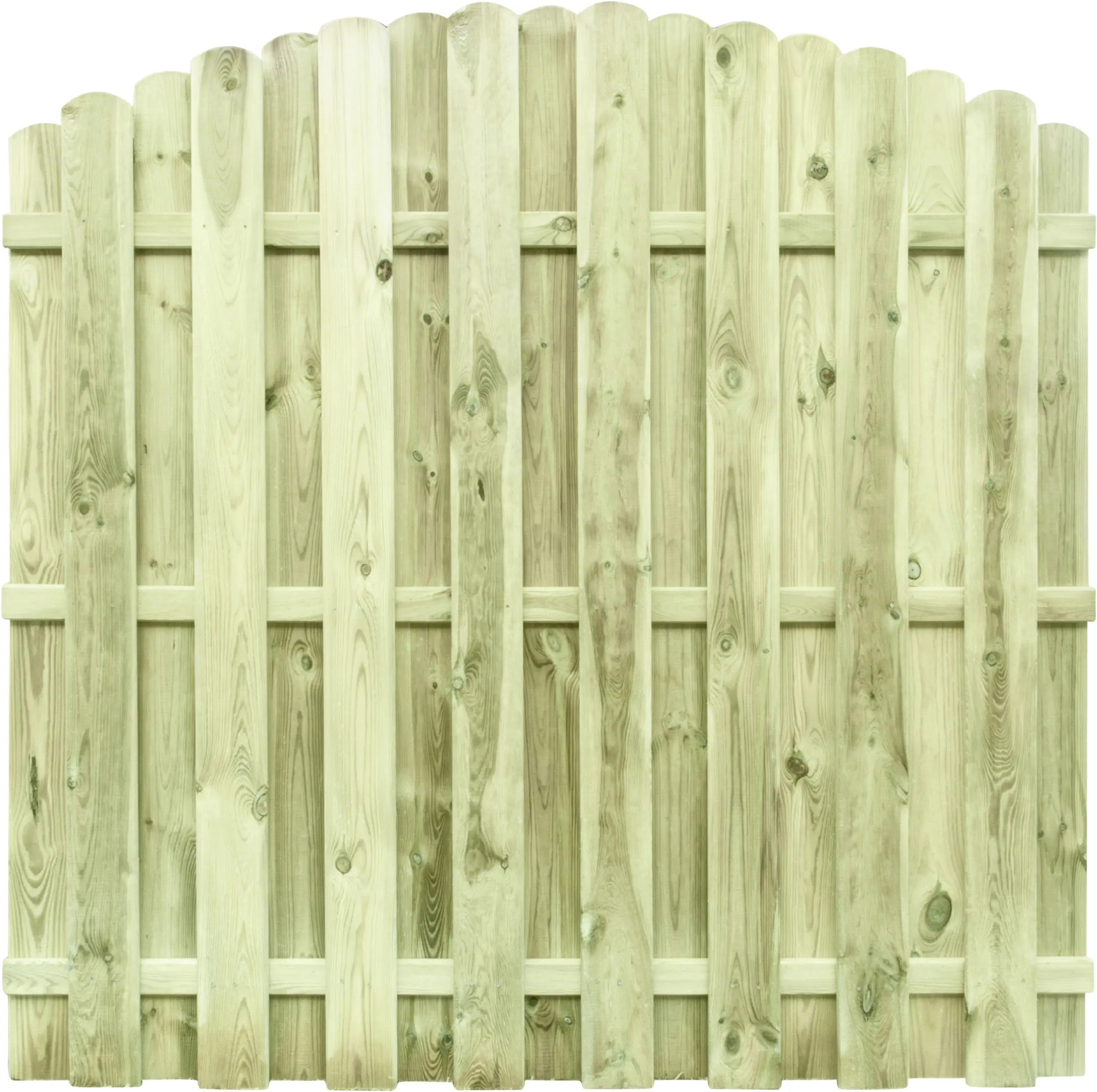 Sichtschutzelement Fulda 180 x 180 cm, Rundbogen, kesseldruckimprägniert