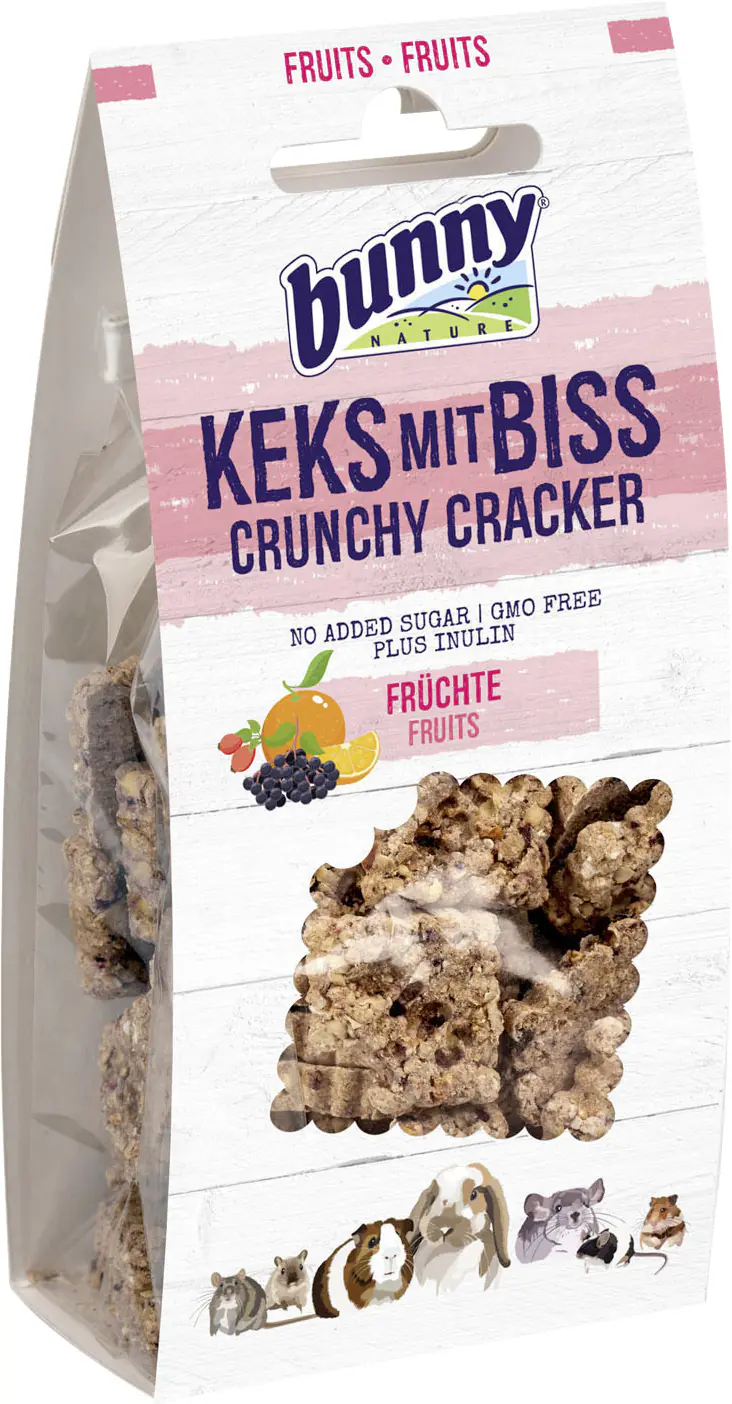 Bunny Nature Keks mit Biss Früchte Nagersnack 50 g