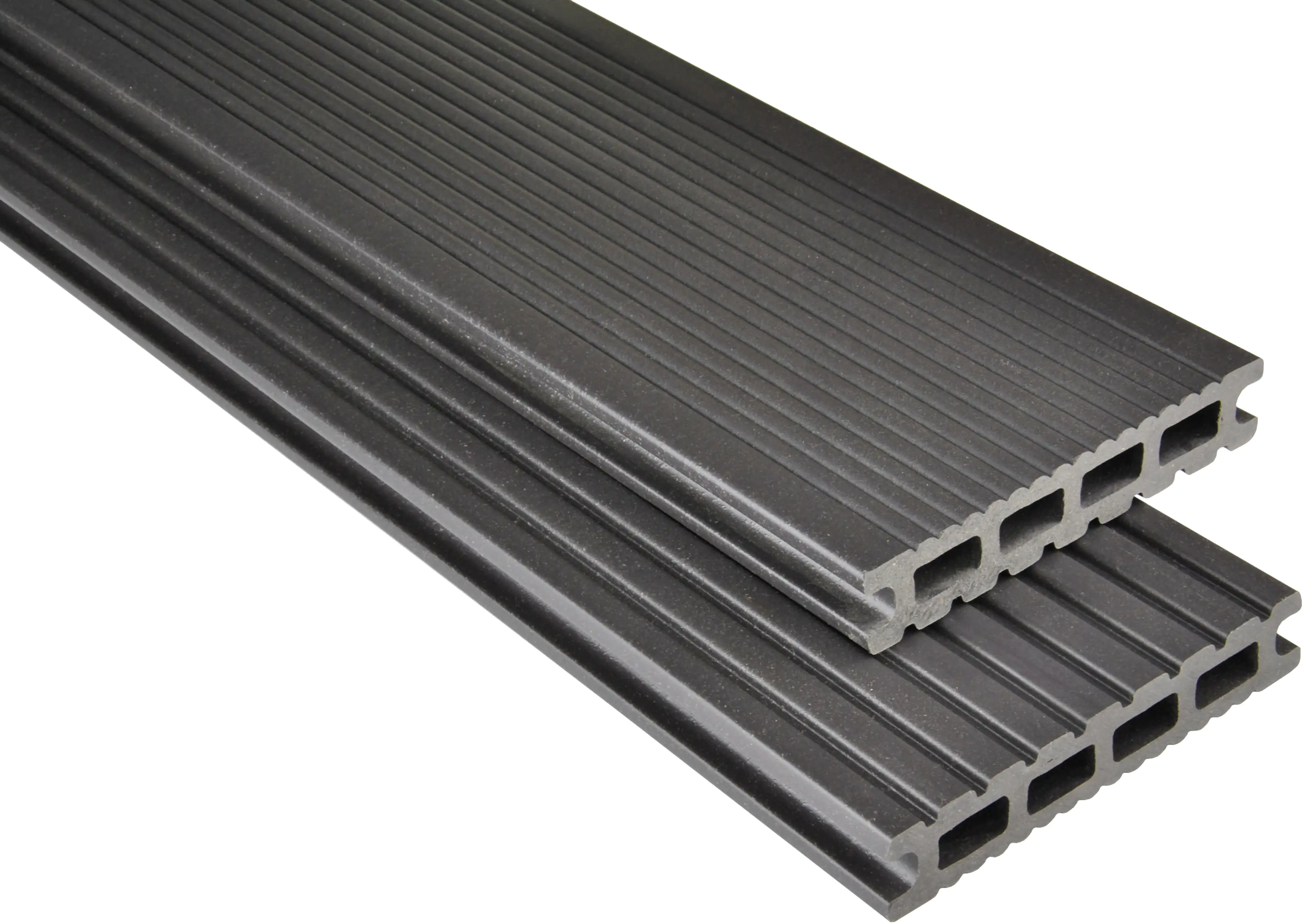 4002718720078 Kovalex Terrassendiele WPC 300 x 14,5 x 2,6 cm graubraun mattiert
