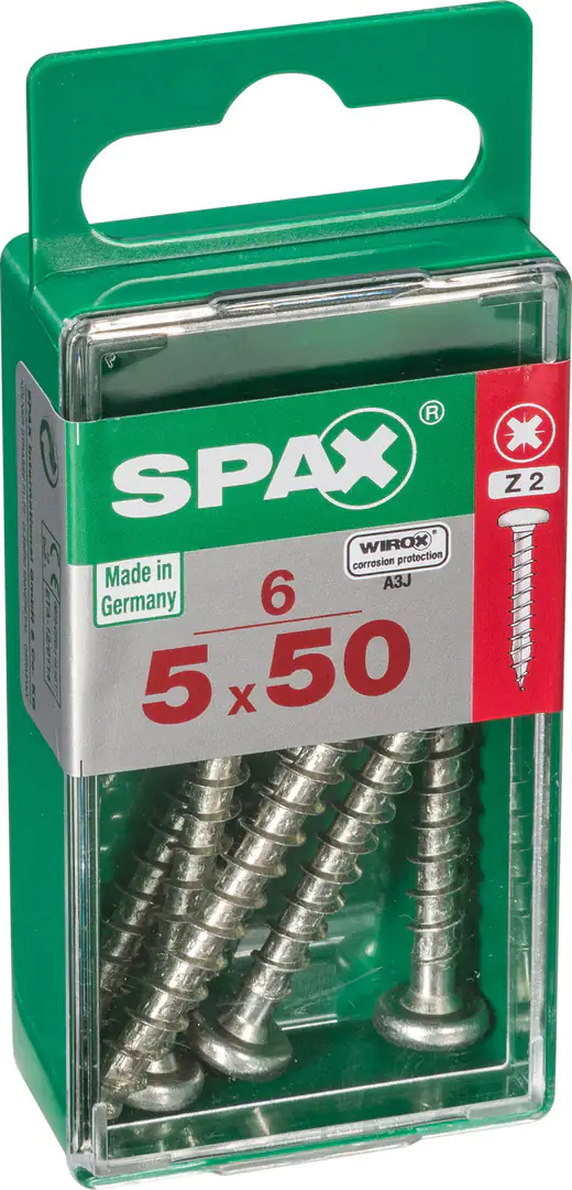 Spax Universalschrauben 5.0 x 50 mm TX 20 - 6 Stk.