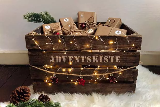 Adventskiste selber bauen