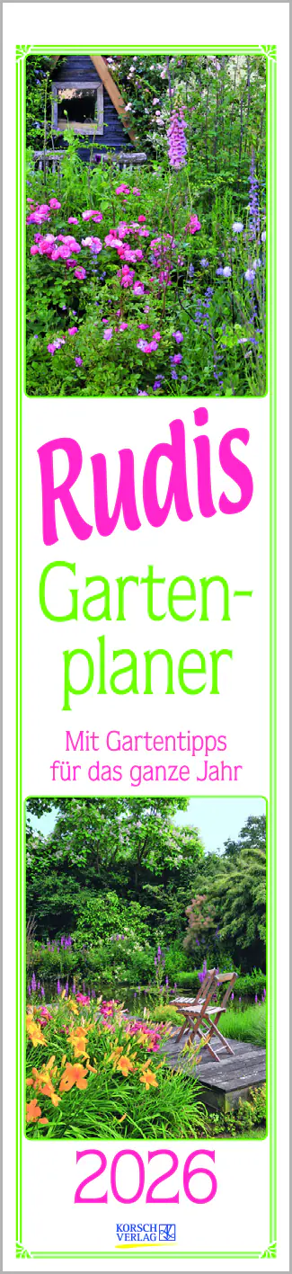 Korsch Kalender Langplaner Rudis Gartenplaner 2026