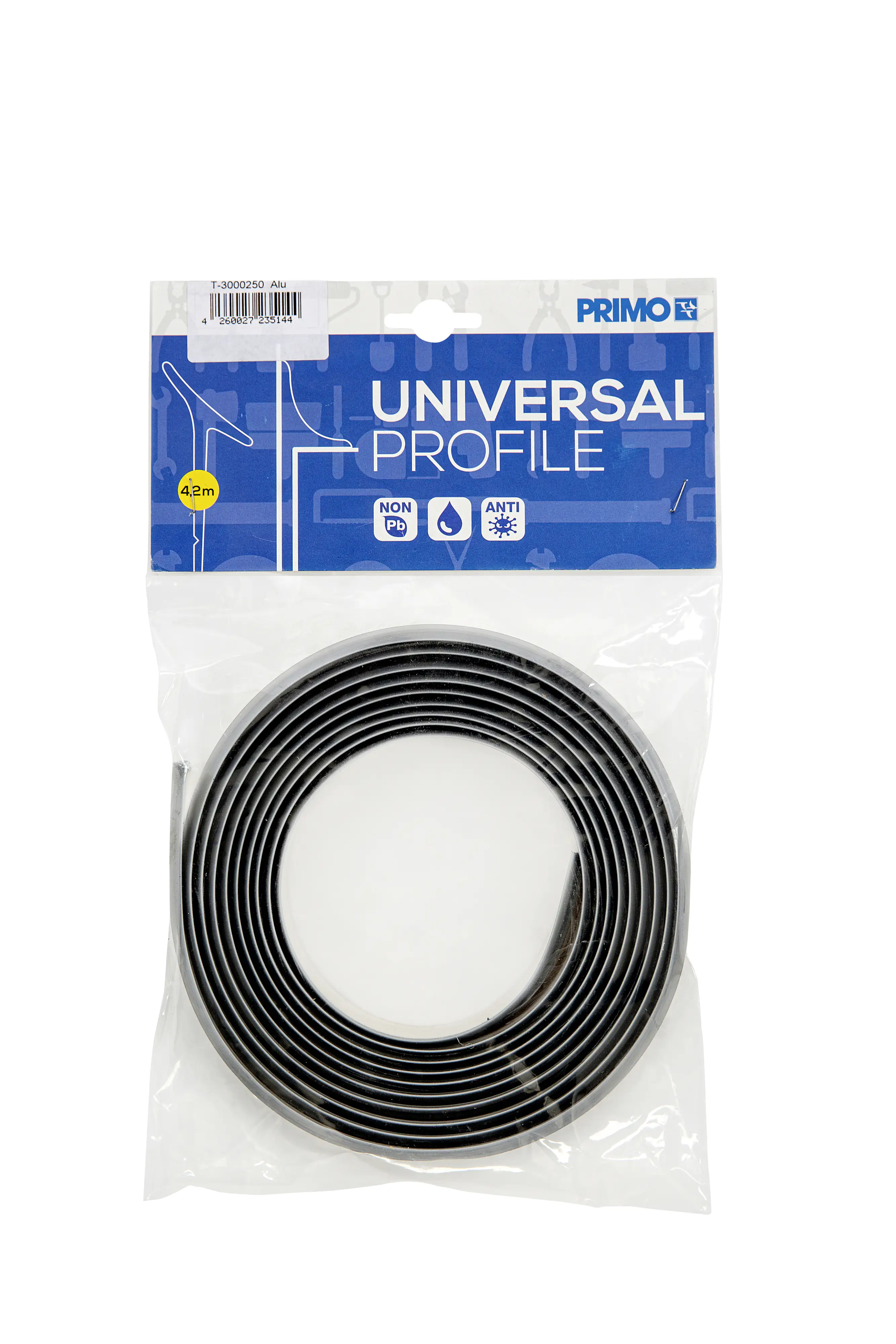 Primo Wandabschlußprofil Universal 420 cm 24 x 1 mm aluminium