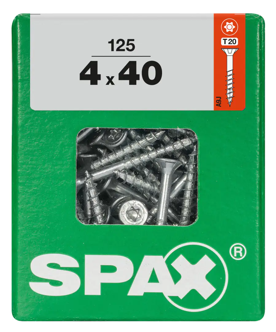 Spax Universalschrauben 4.0 x 40 mm TX 20 - 125 Stk. Spax Universalschrauben 4.0 x 40 mm TX 20 - 125 Stk.