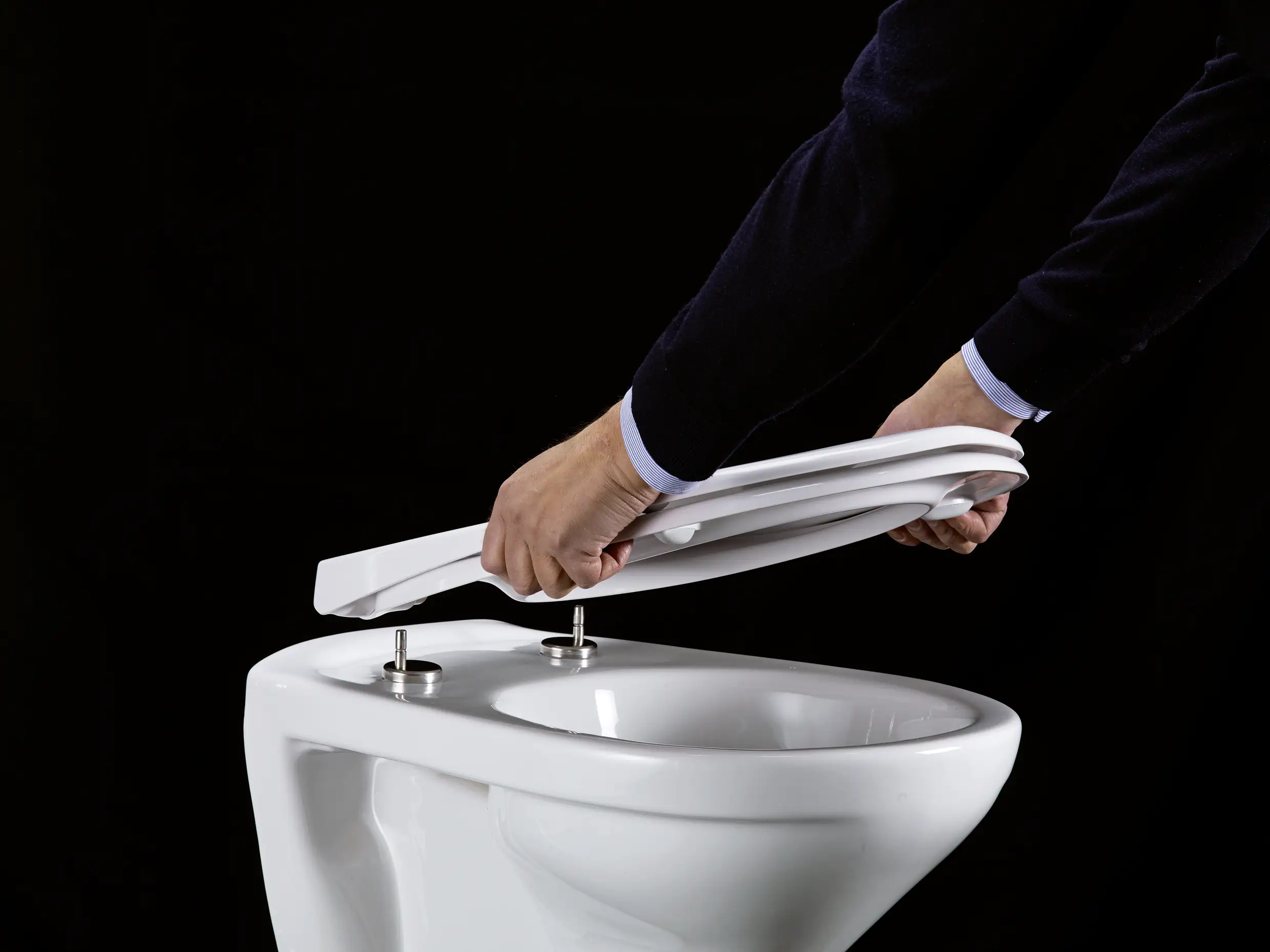 Pressalit WC-Sitz Scandinavia Plus abnehmbar, mit Absenkautomatik