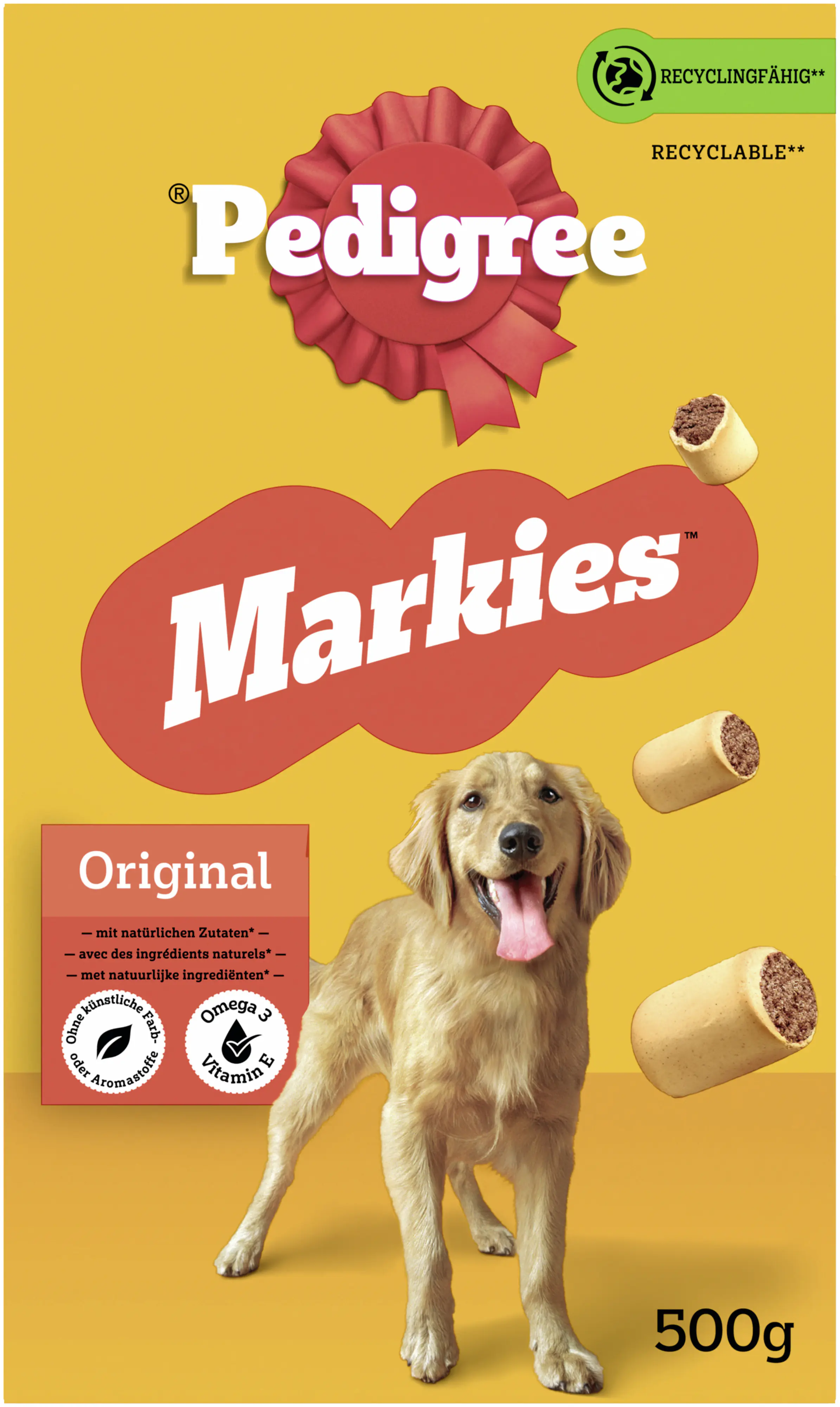 Pedigree Hundesnacks Markies Trios 500 g