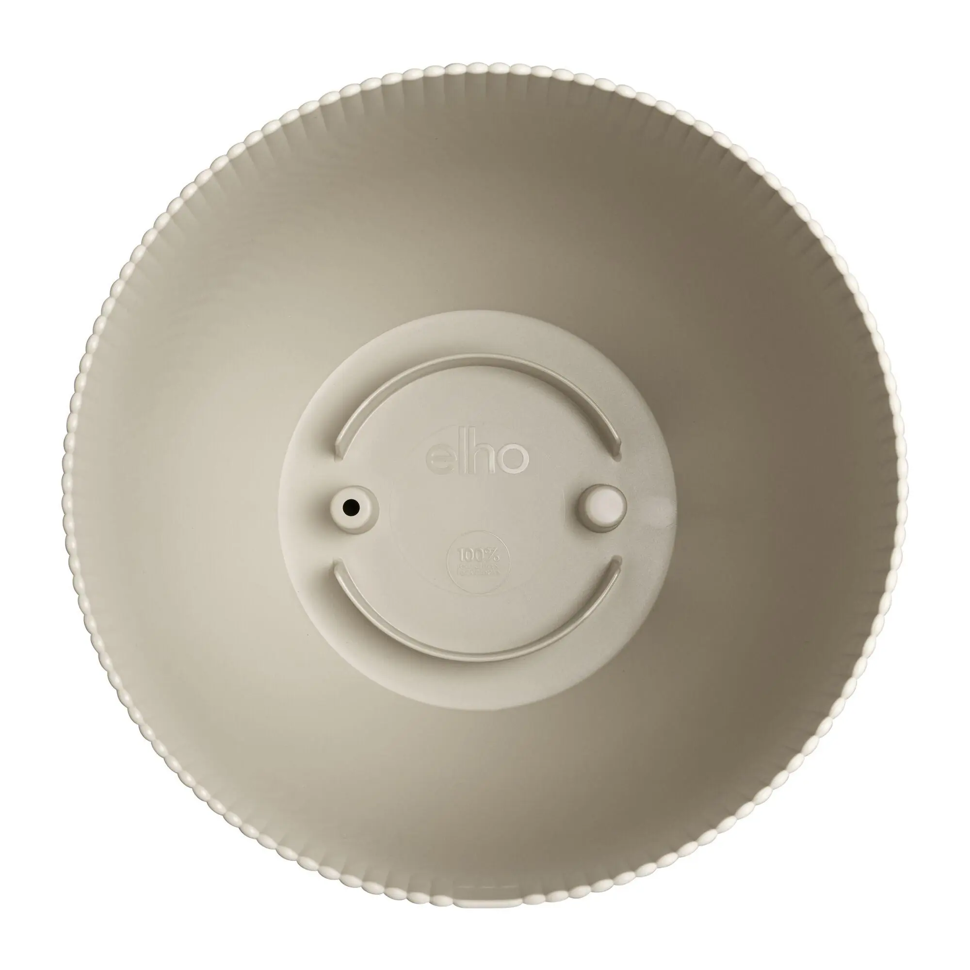 Elho Übertopf Sereh Kunststoff Ø 25 x 21 cm pfilz beige