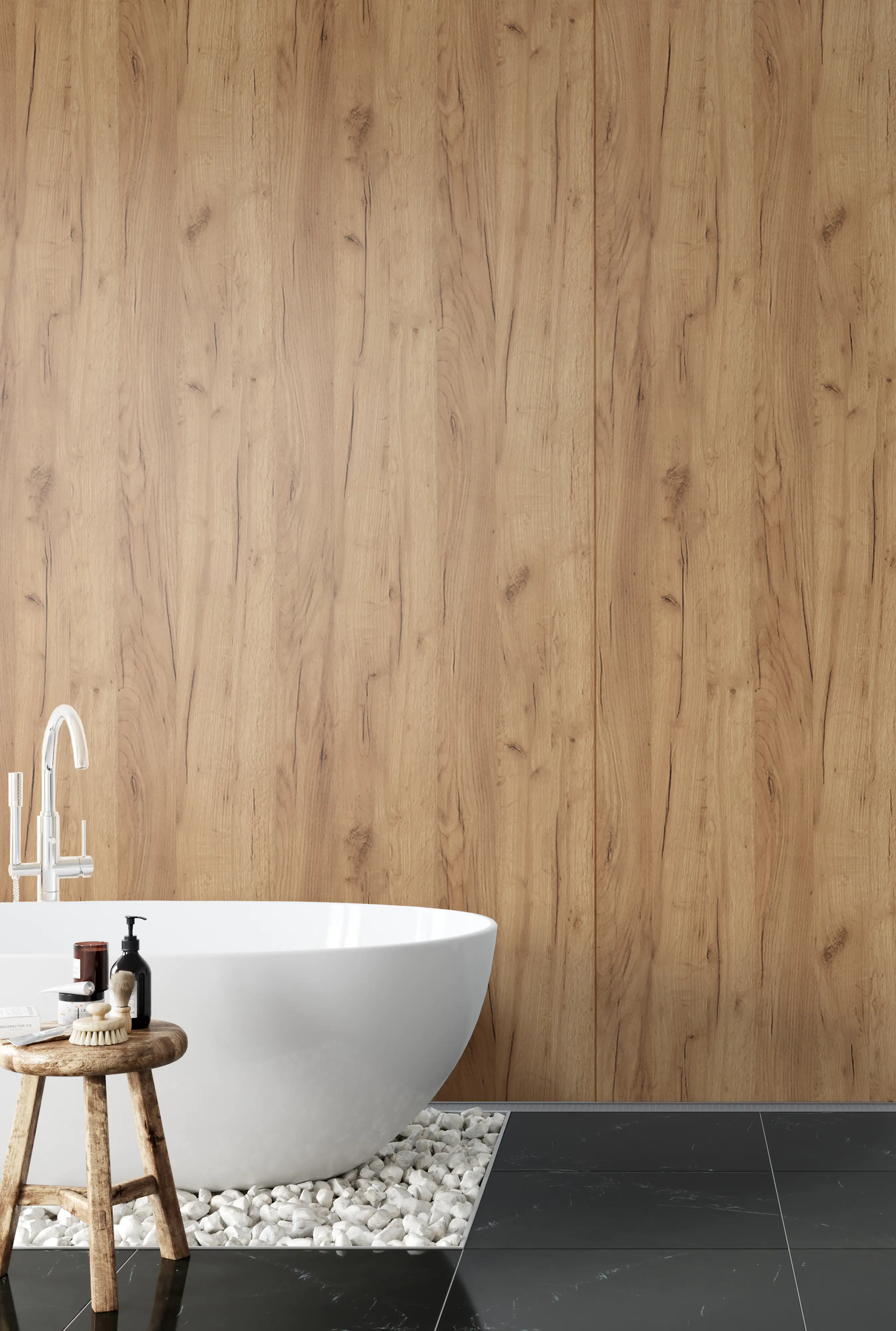 Wandpaneel Rocko Gold Craft Oak 265 x 123 x 0,4 cm