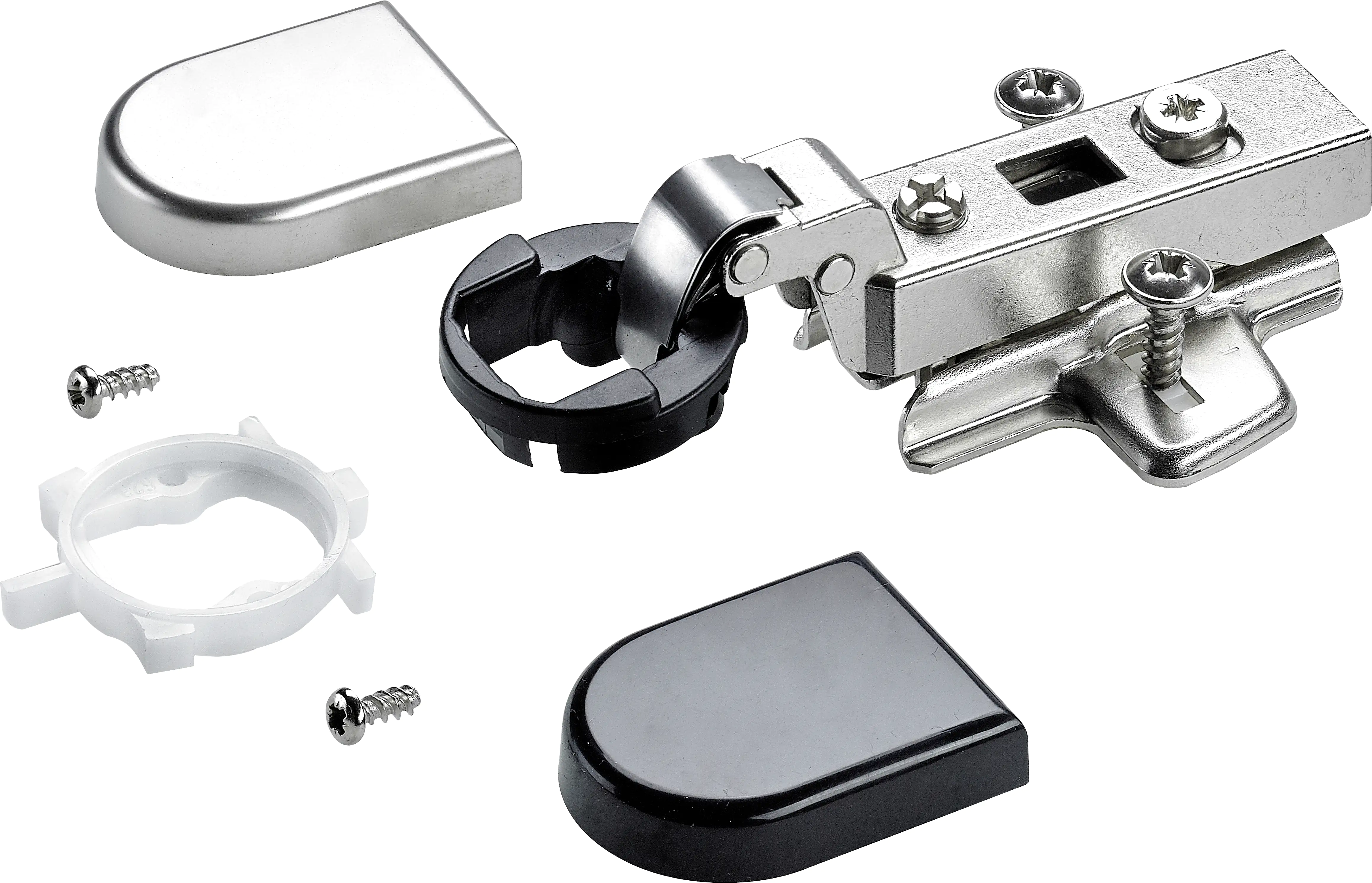 Hettich Glastürscharnier Intermat Mini für Ø 26 mm Bohrung innenliegend