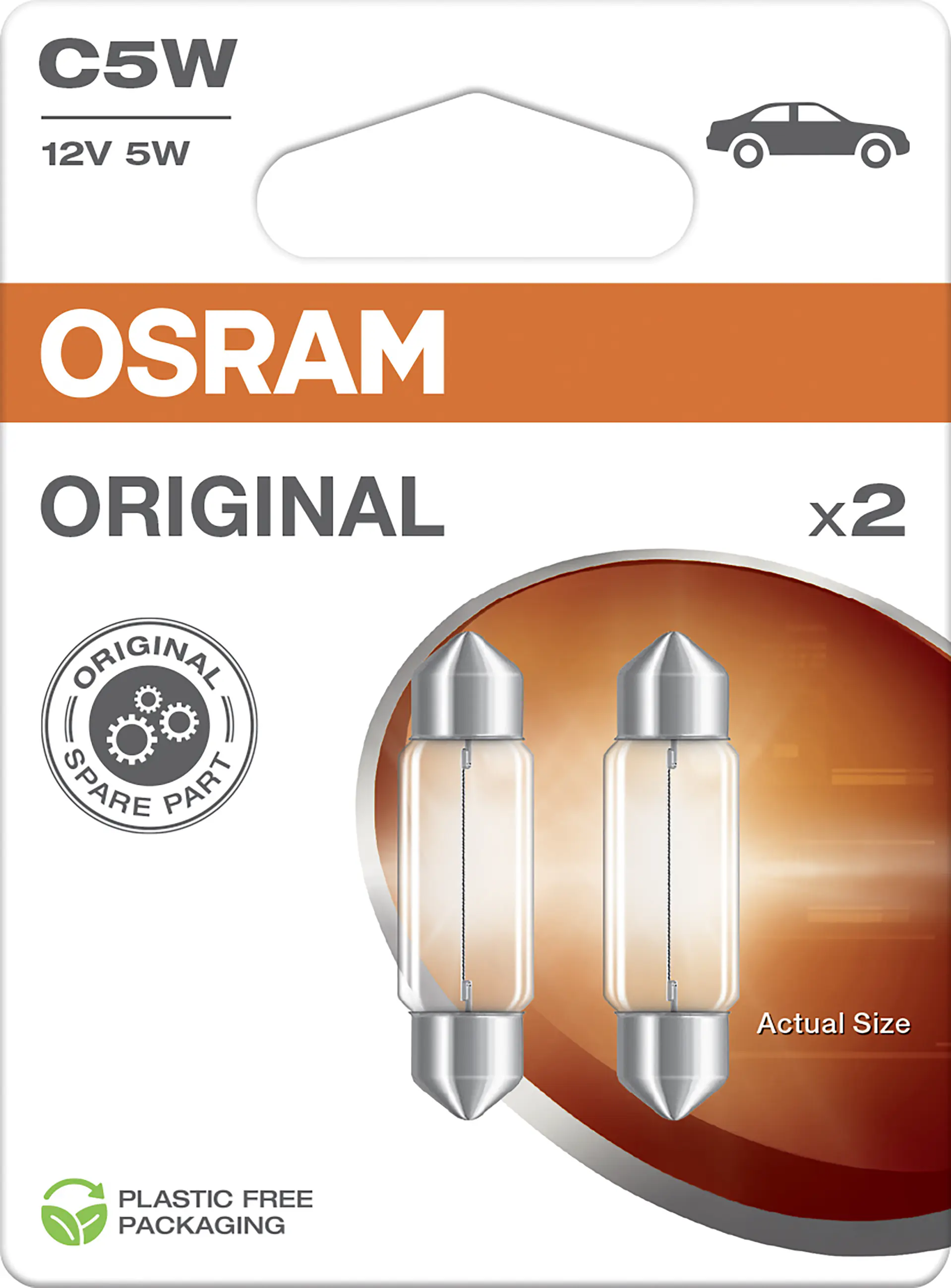 Osram Sofittenlampe C5W Original 2.0 12V 5W 2 Stück