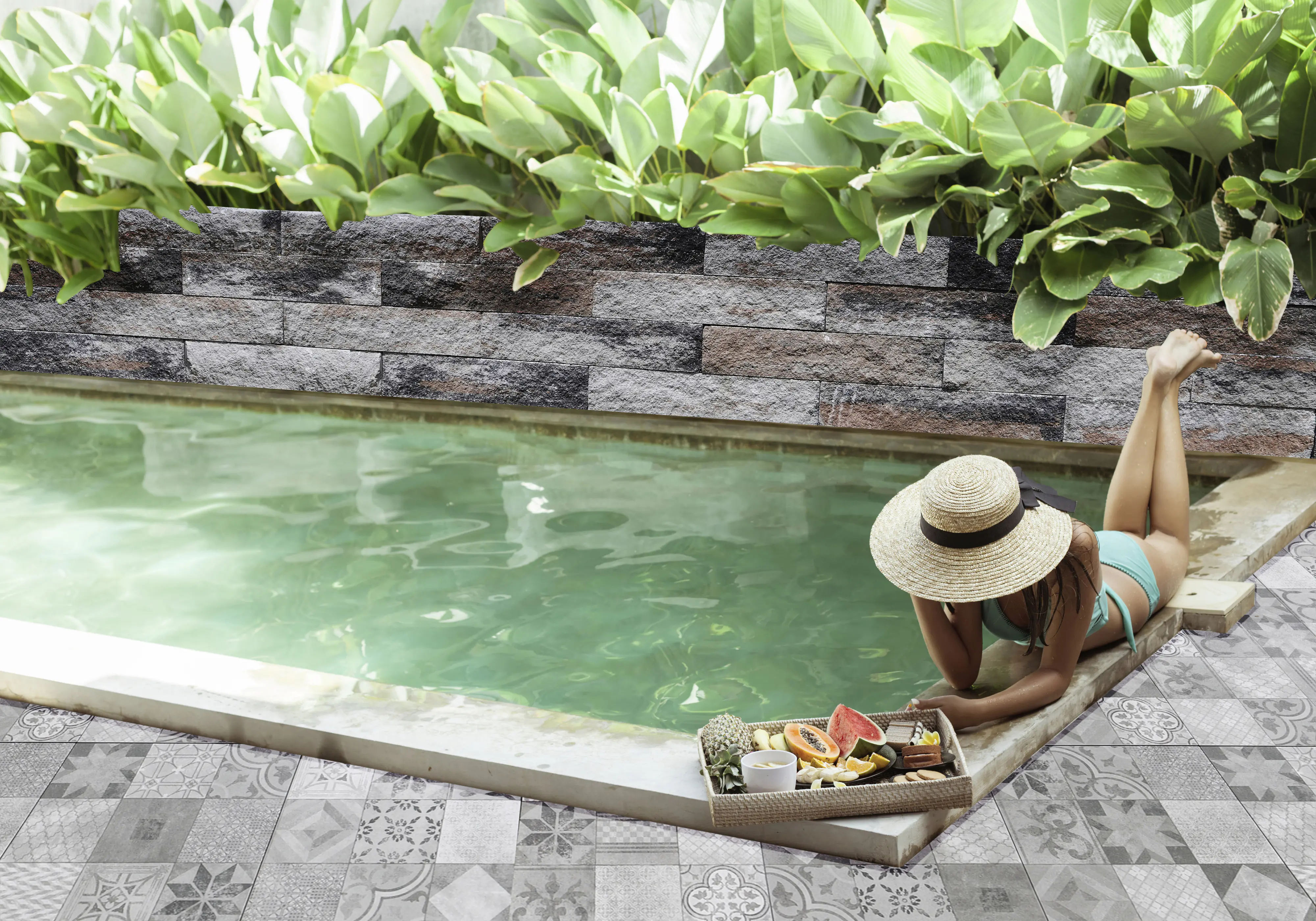 EHL Terrassenplatte Mosaik Orient 60 x 60 x 3,2 cm novo beschichtet