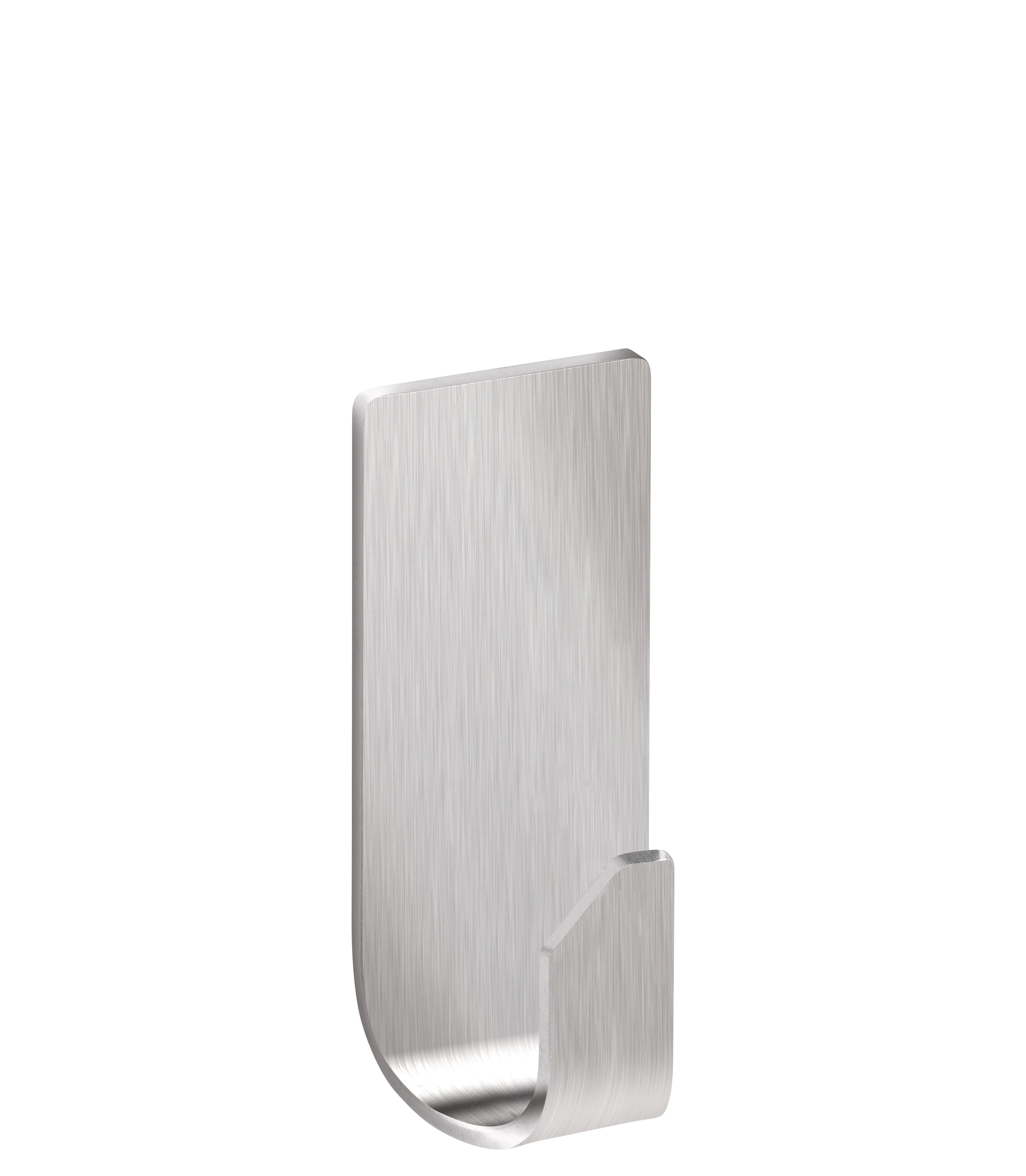 tesa Powerstrips Haken Small Waterproof rechteckig, Edelstahl