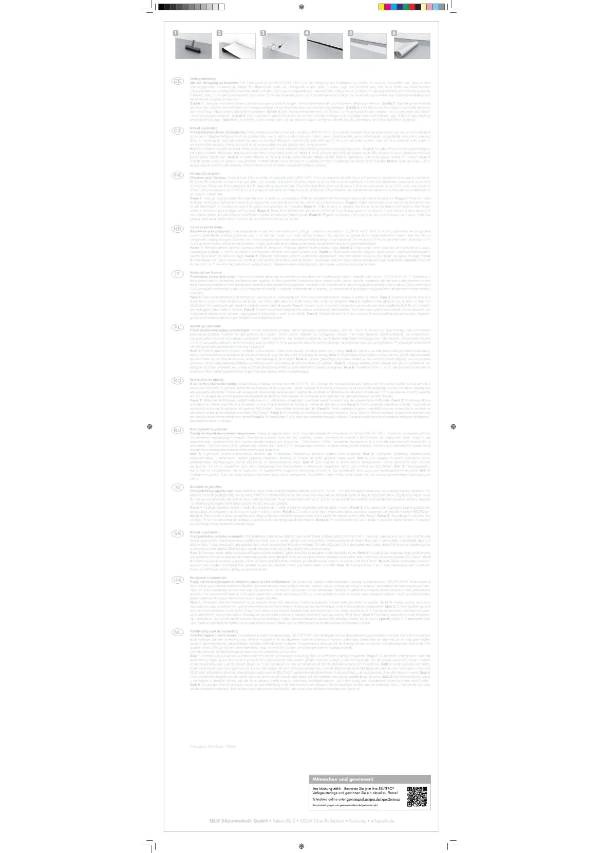 Selit Trittschalldämmung für Parkett und Laminat SELITPRO XPO 2mm, 10 m² Selit Trittschalldämmung für Parkett und Laminat SELITPRO XPO 2mm, 10 m²