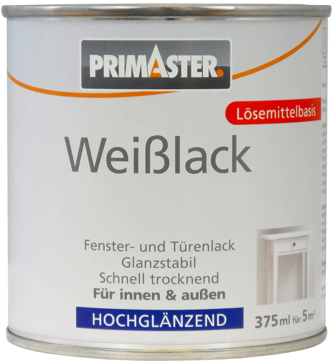 Primaster Weißlack 375 ml hochglänzend