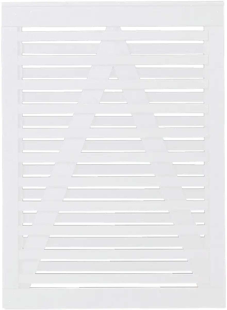 Plus Tor Osaka 100 x 136 cm RAL 9010 Weiß