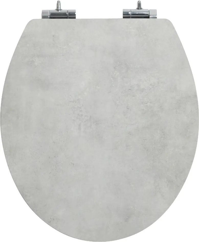 Duschwell MDF WC-Sitz Melamine Granitgrau