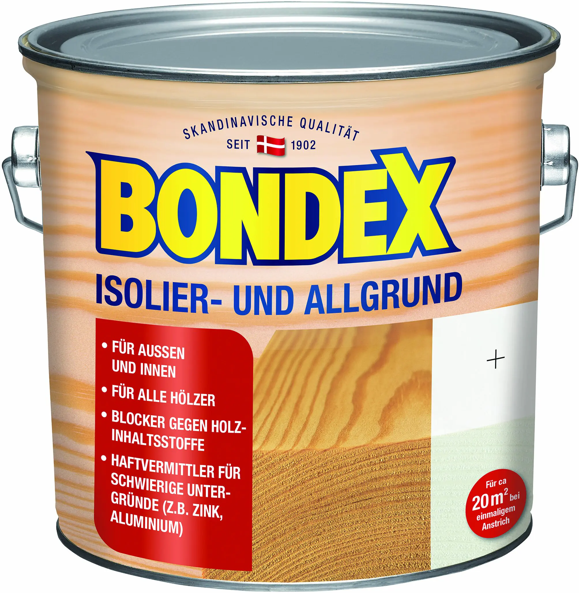 Bondex Isolier- und Allgrund 2,5 L weiß