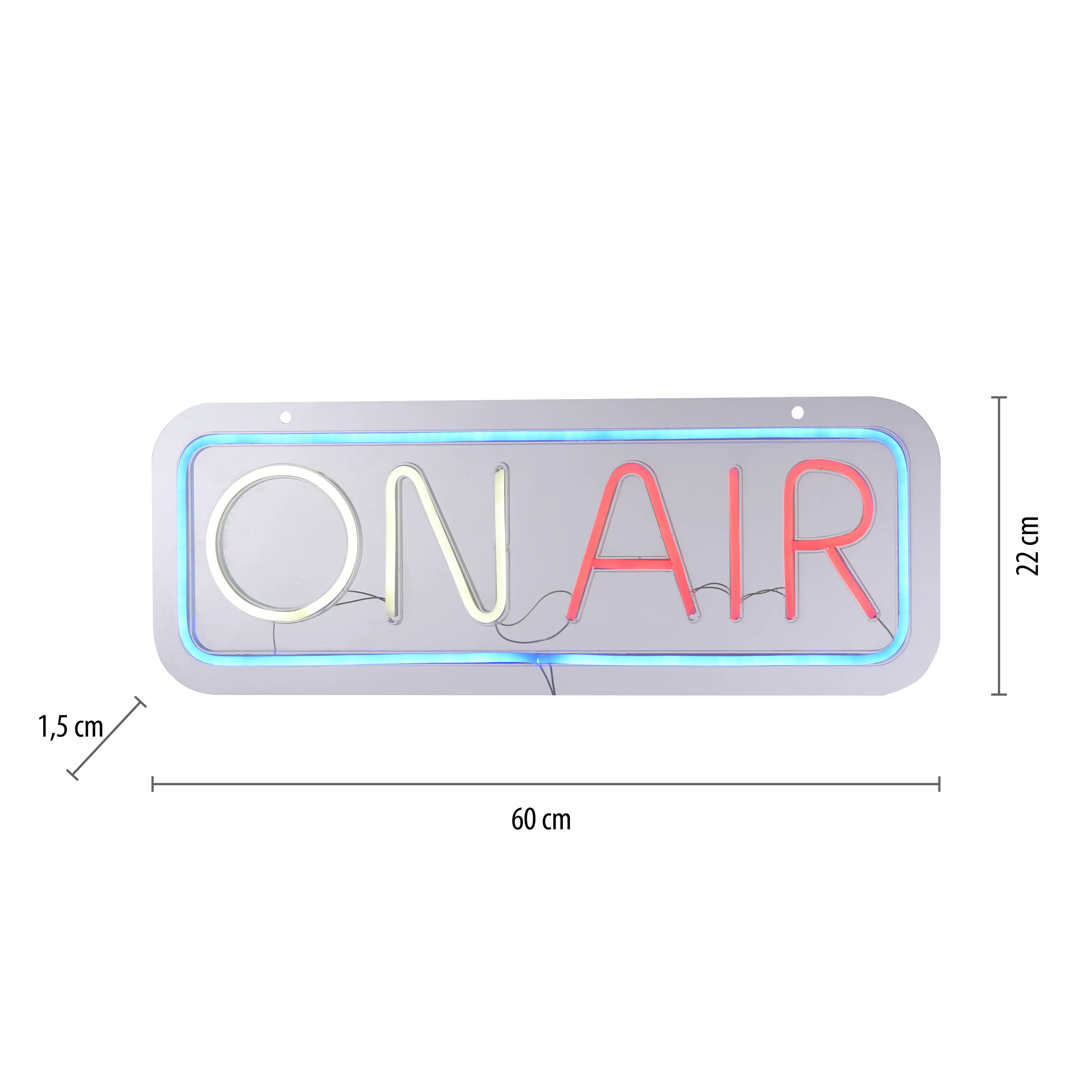 Just light LED Dekoleuchte On Air 60 x 1,5 x 22 cm Just light LED Dekoleuchte On Air 60 x 1,5 x 22 cm