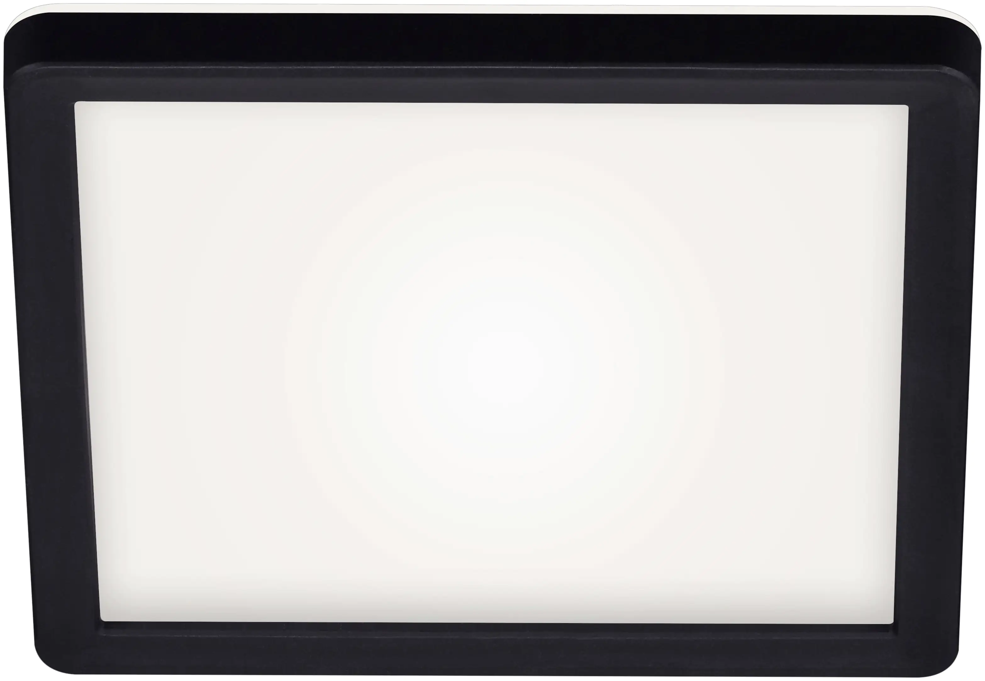 Briloner LED Panel Slim 19 cm, schwarz, utraflach Briloner LED Panel Slim 19 cm, schwarz, utraflach