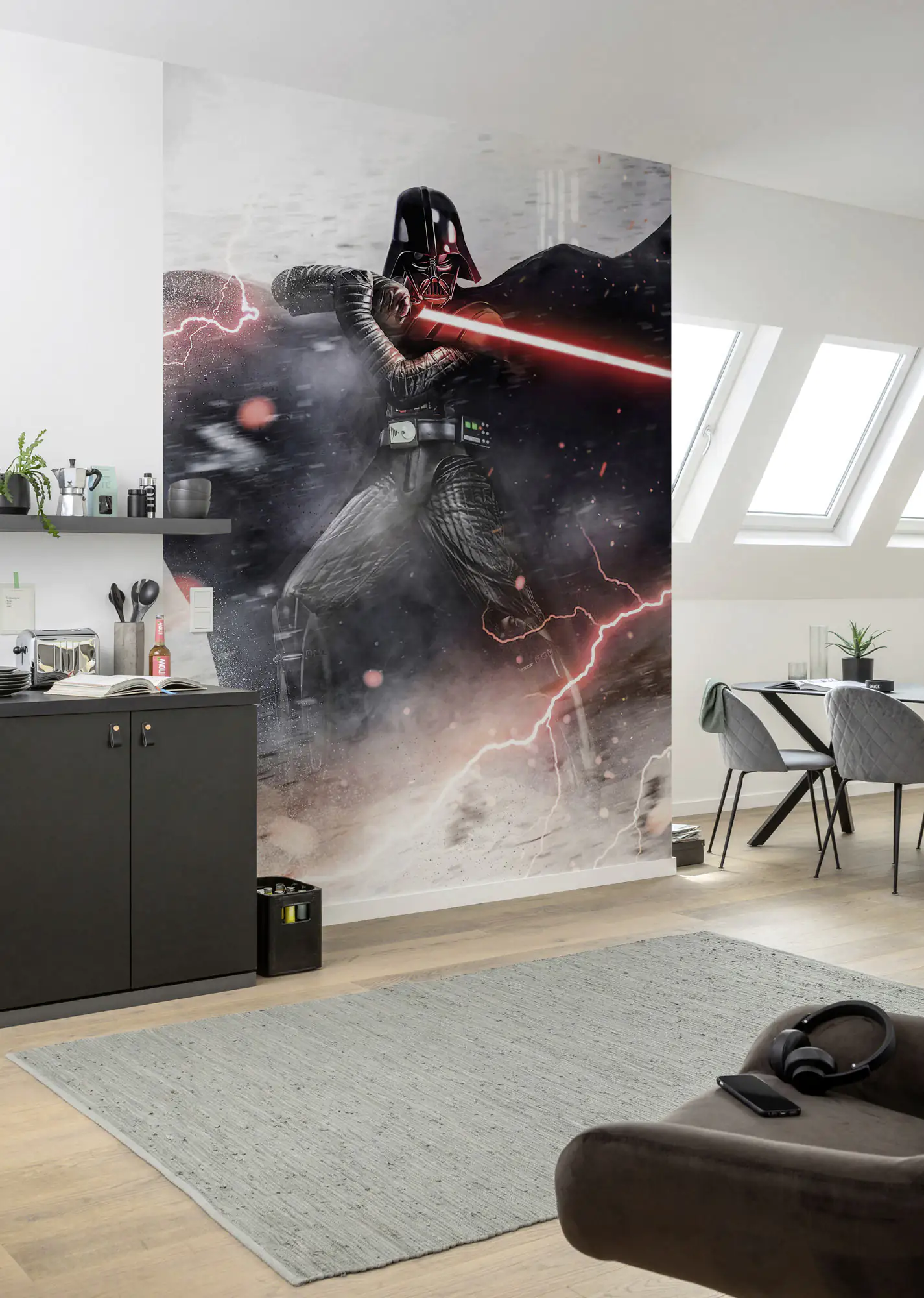 Komar Vlies Fototapete SW Vader Dark Force 200 x 280 cm Komar Vlies Fototapete SW Vader Dark Force 200 x 280 cm