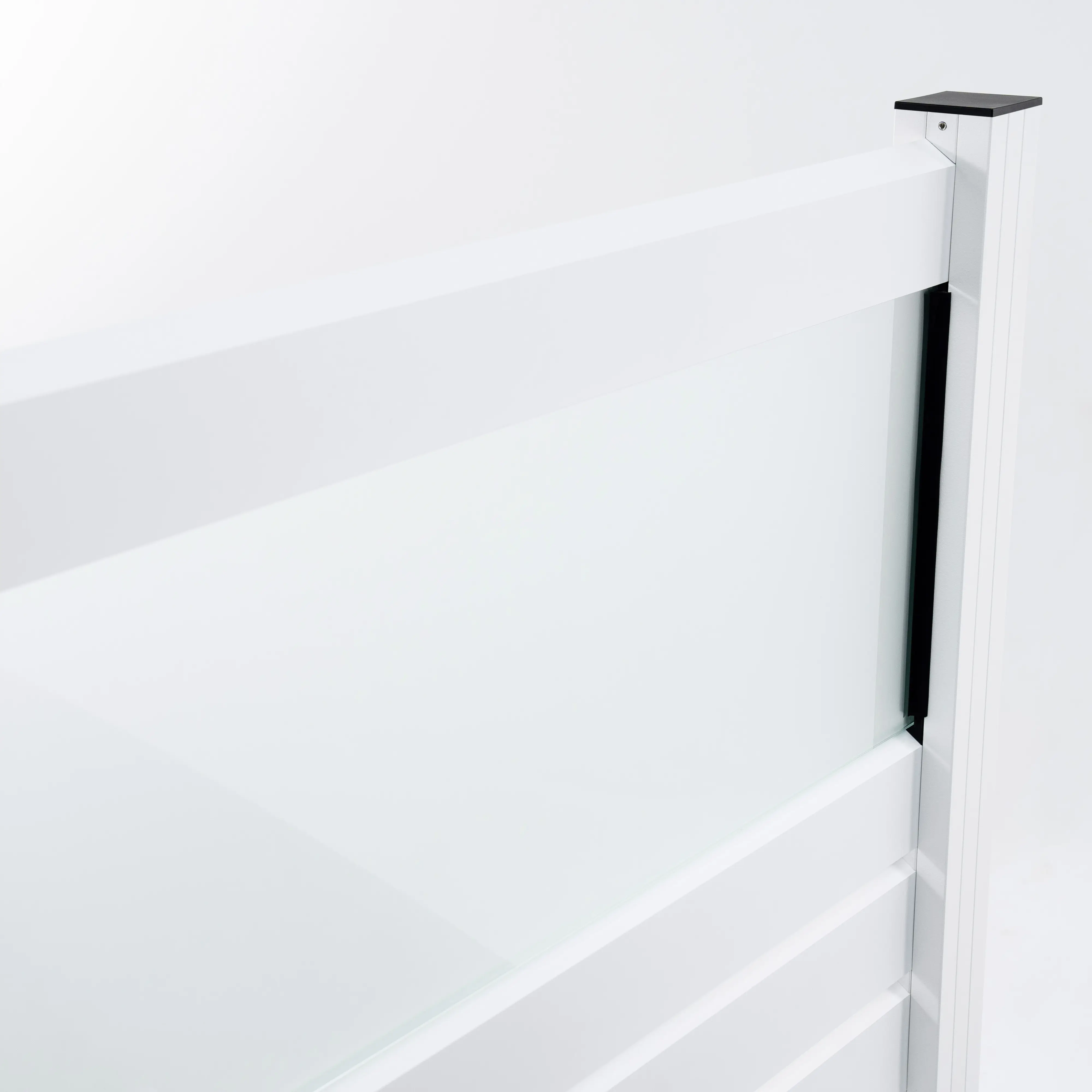 Ambiente Alu-Zaun Grundset Rhombus MINI 187 x 184,2 cm weiß 