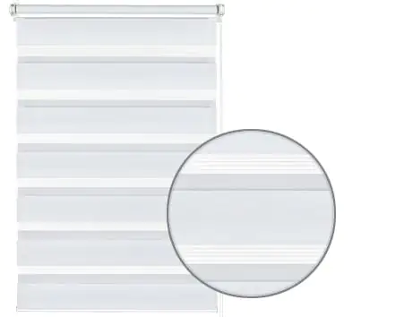 Gardinia EasyFix Doppelrollo weiß 75 x 150 cm Gardinia EasyFix Doppelrollo weiß 75 x 150 cm