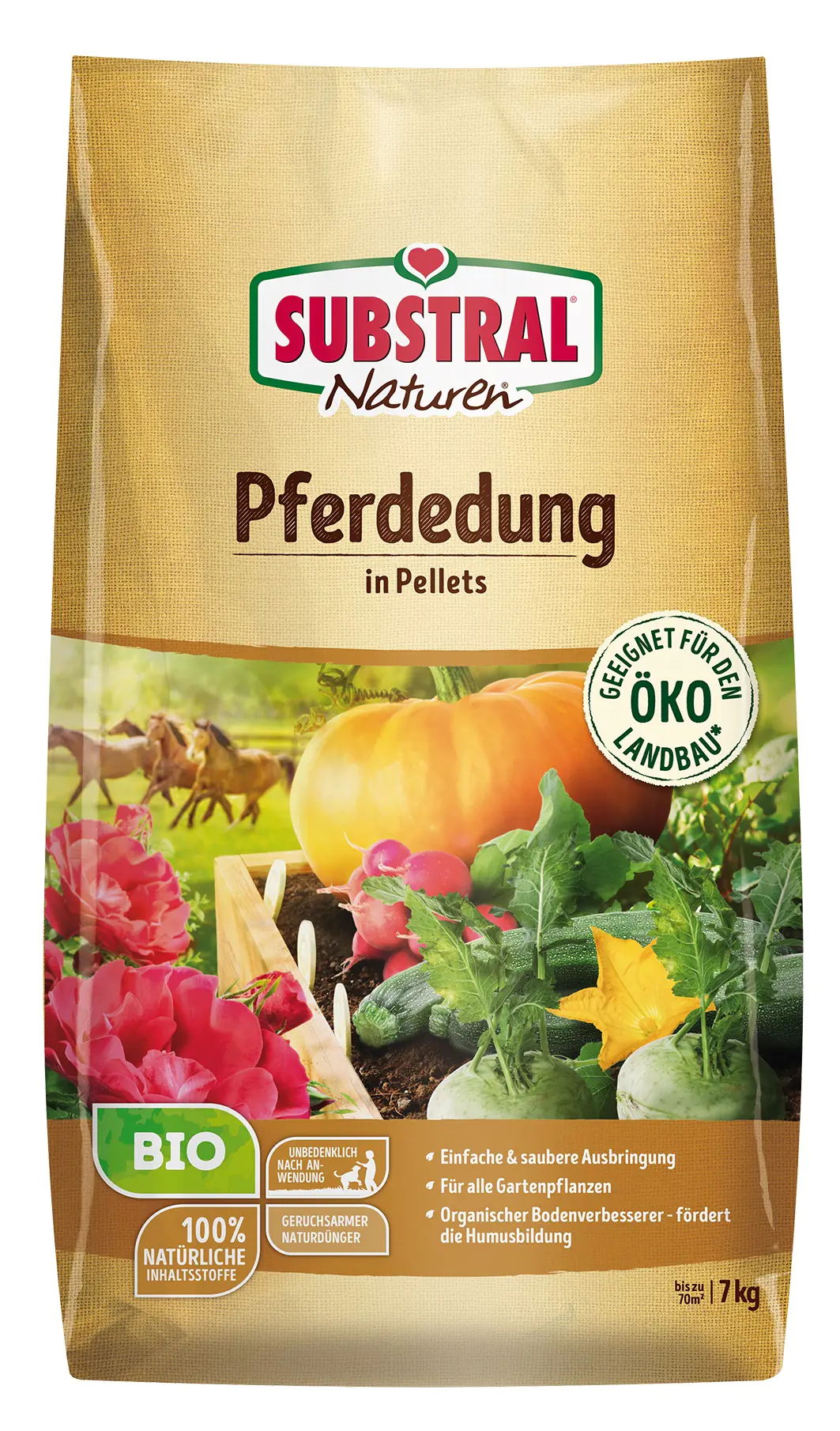 Substral Naturen Pferdedung Bio 7 kg