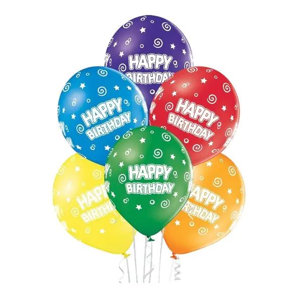 Luftballons Happy Birthday Latex bunt 10 Stück Luftballons Happy Birthday Latex bunt 10 Stück