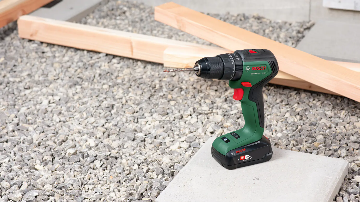 Bosch Akku-Schlagbohrmaschine UniversalImpact 18V-60 Solo Bosch Akku-Schlagbohrmaschine UniversalImpact 18V-60 Solo