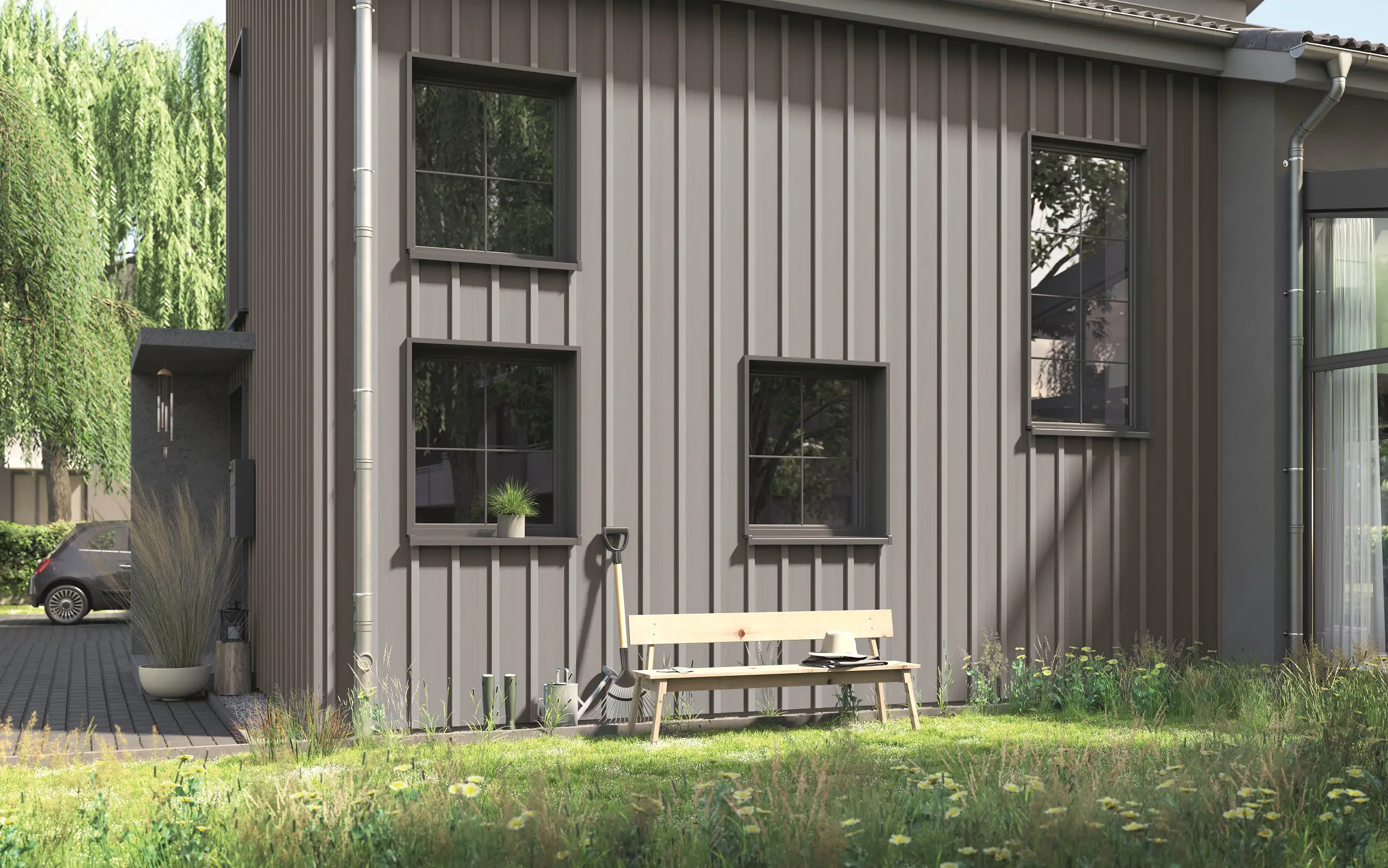 Alpina Wetterschutzfarbe 2,5 L vintagegrau