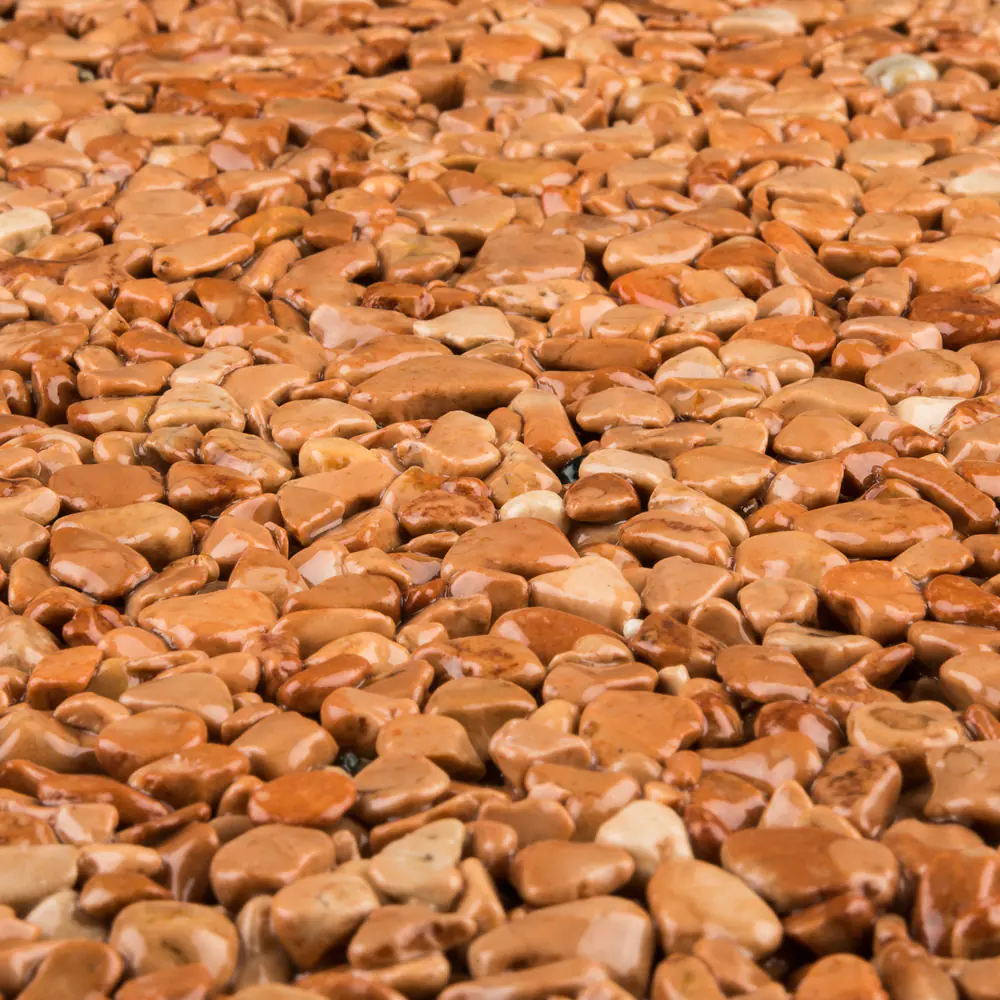 RAVELLO Steinteppich Boden Outdoor Körnung Gross Farbe rot 26 kg Set