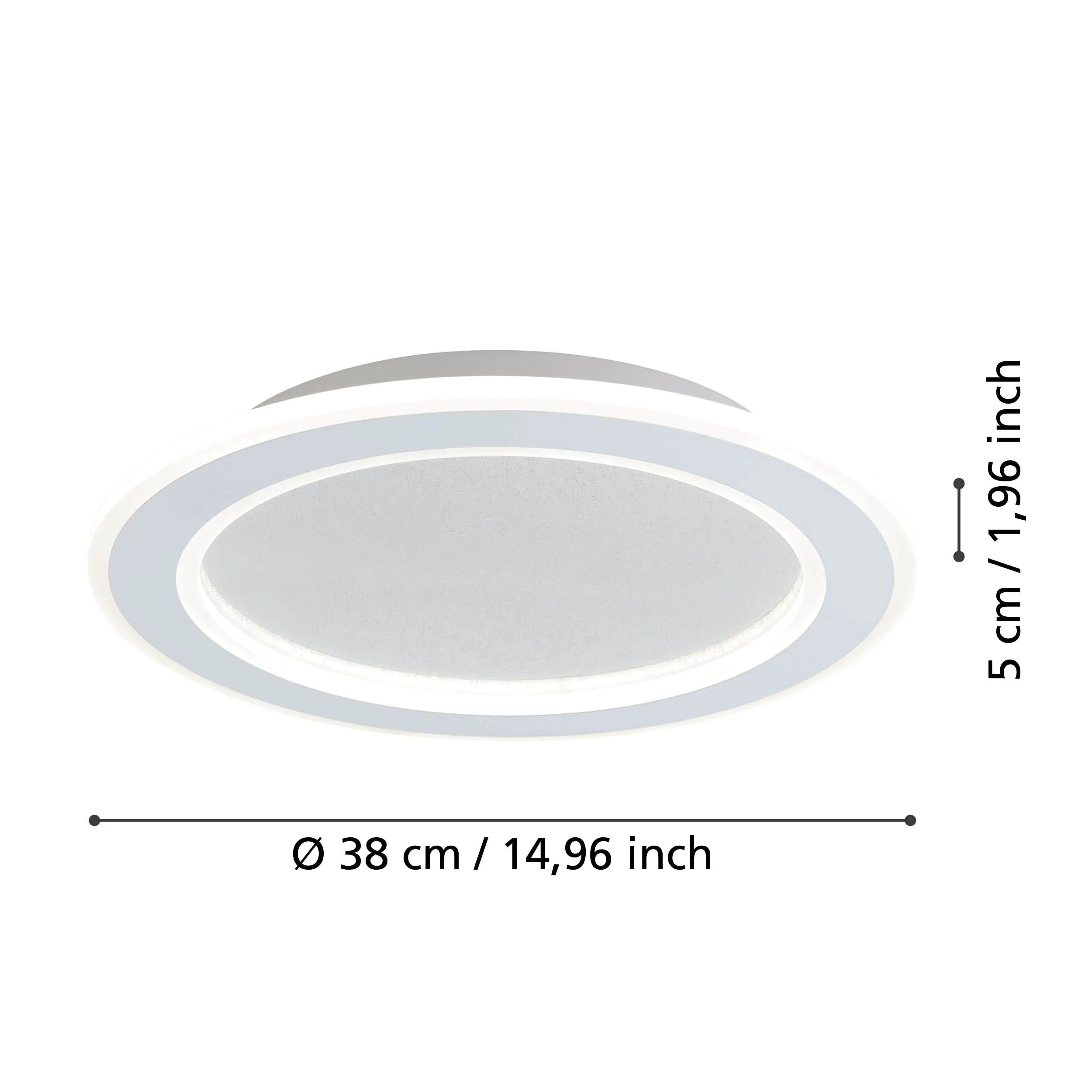 Eglo Deckenleuchte Macchioni weiß Ø 38 cm Eglo Deckenleuchte Macchioni weiß Ø 38 cm