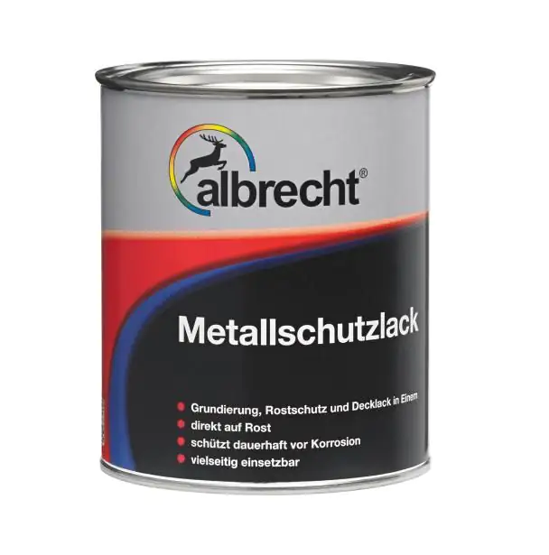 Albrecht Metallschutzlack 750 ml grau