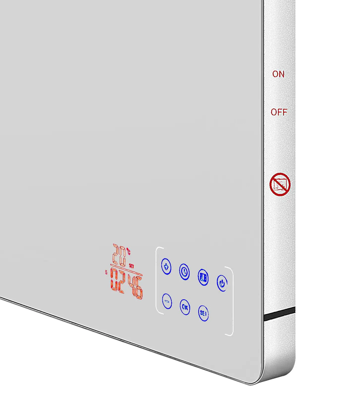 Jollytherm Infrarotheizkörper Weiß 500 Watt, 120x45 cm, Touchdisplay